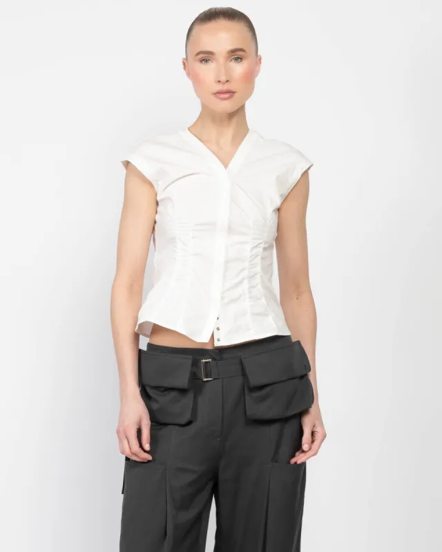 Cap Sleeve Shirt sold by TNT Fashion
