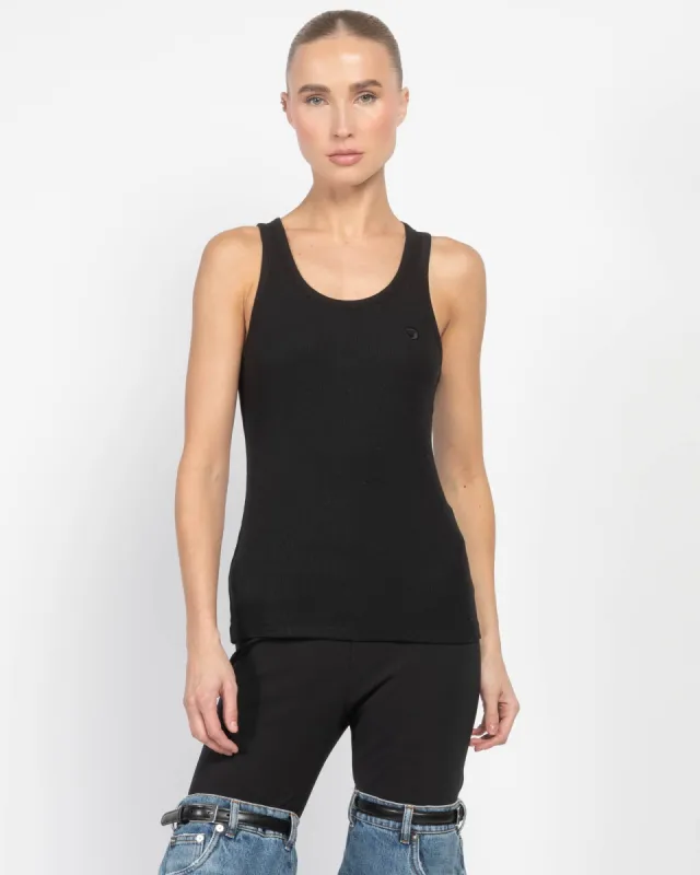 Rib Logo Tank Top sold by TNT Fashion