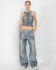 Baggy Belted Jeans sold by TNT Fashion