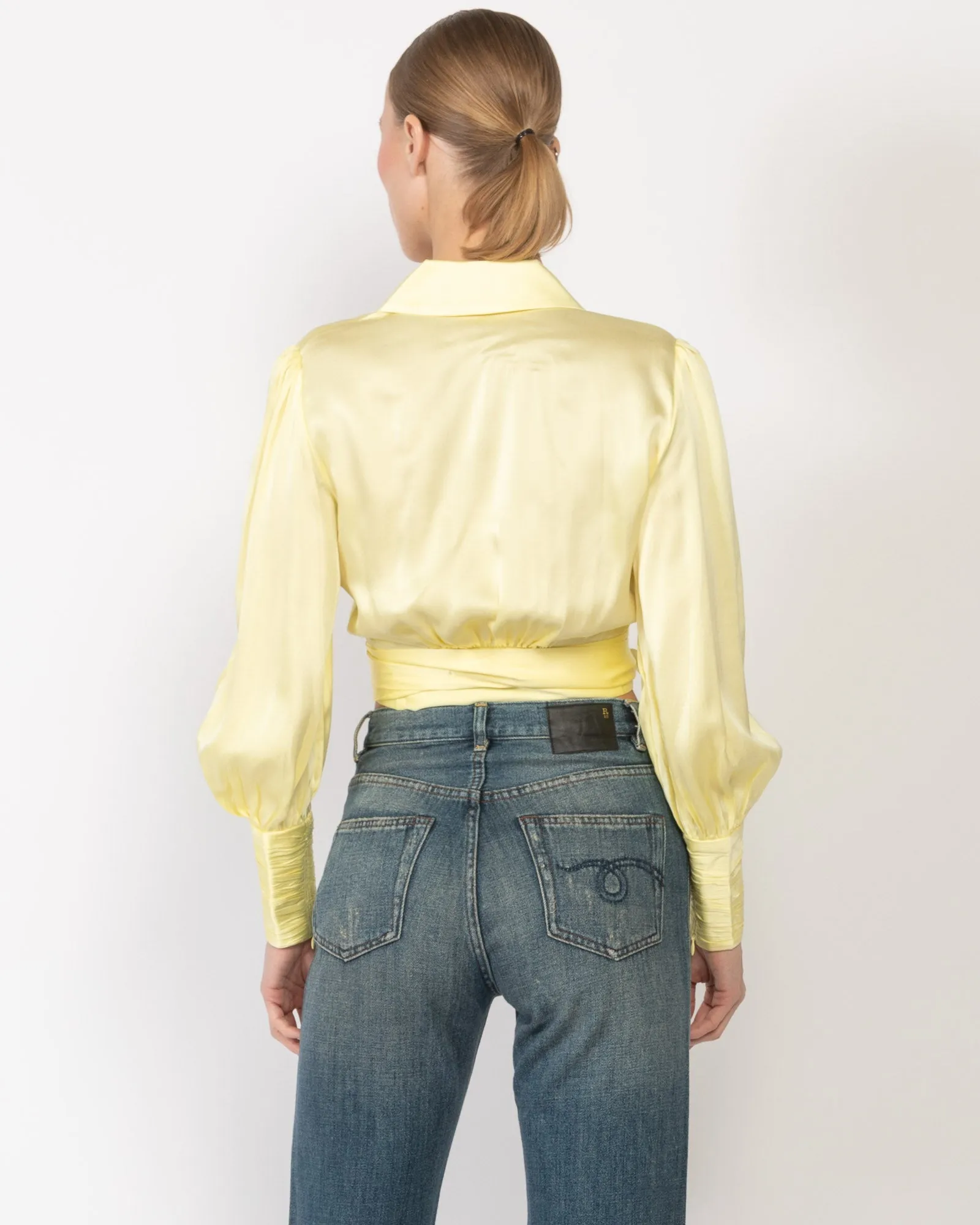 Silk Wrap Top sold by TNT Fashion product image thumbnail 3