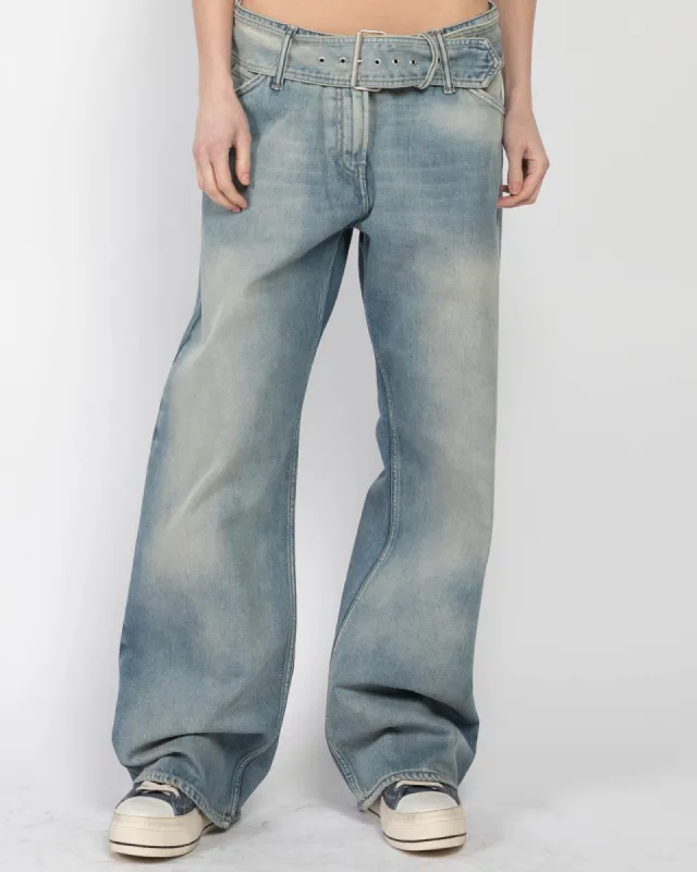 Baggy Belted Jeans sold by TNT Fashion