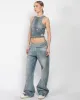 Baggy Belted Jeans sold by TNT Fashion