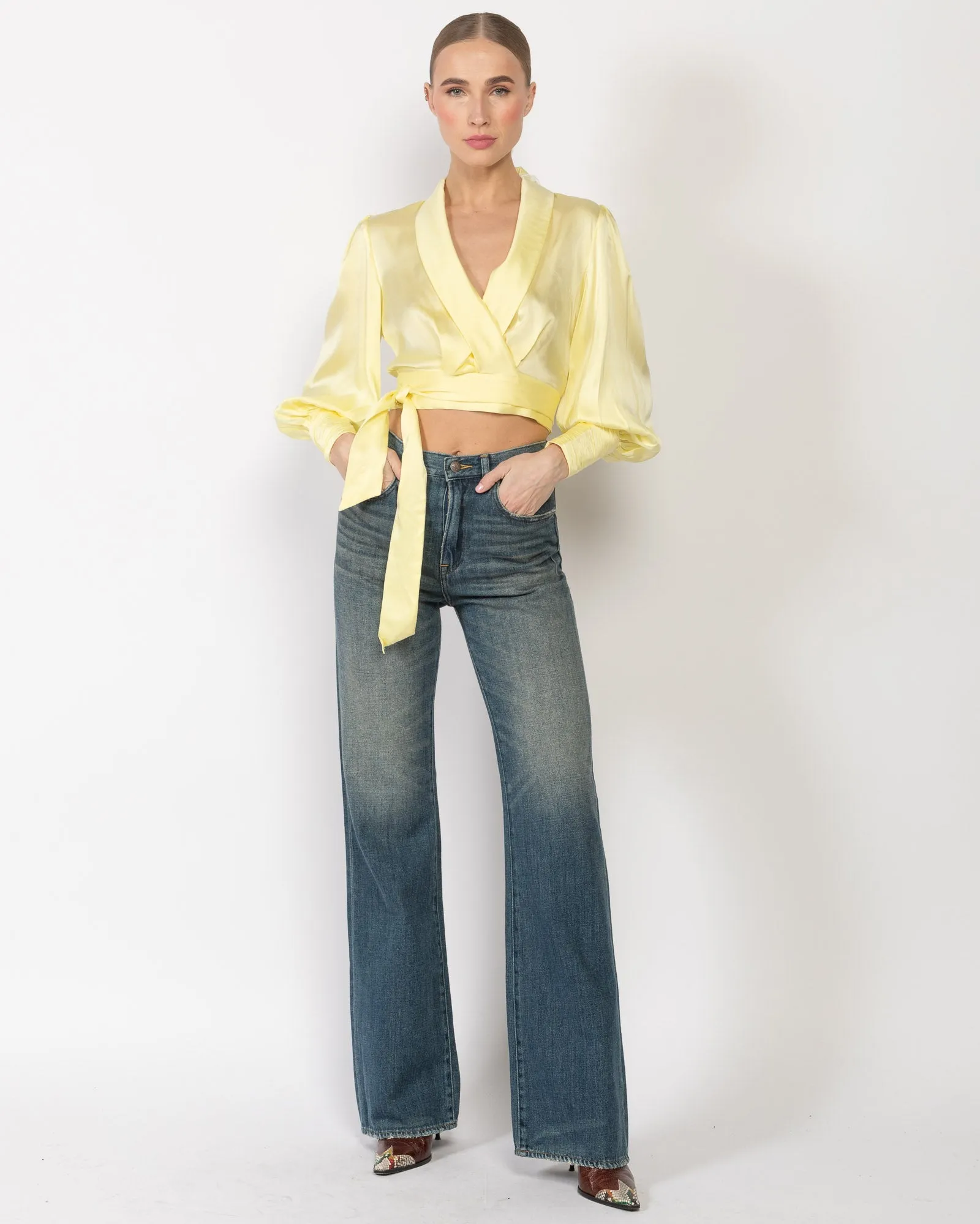 Silk Wrap Top sold by TNT Fashion product image thumbnail 2