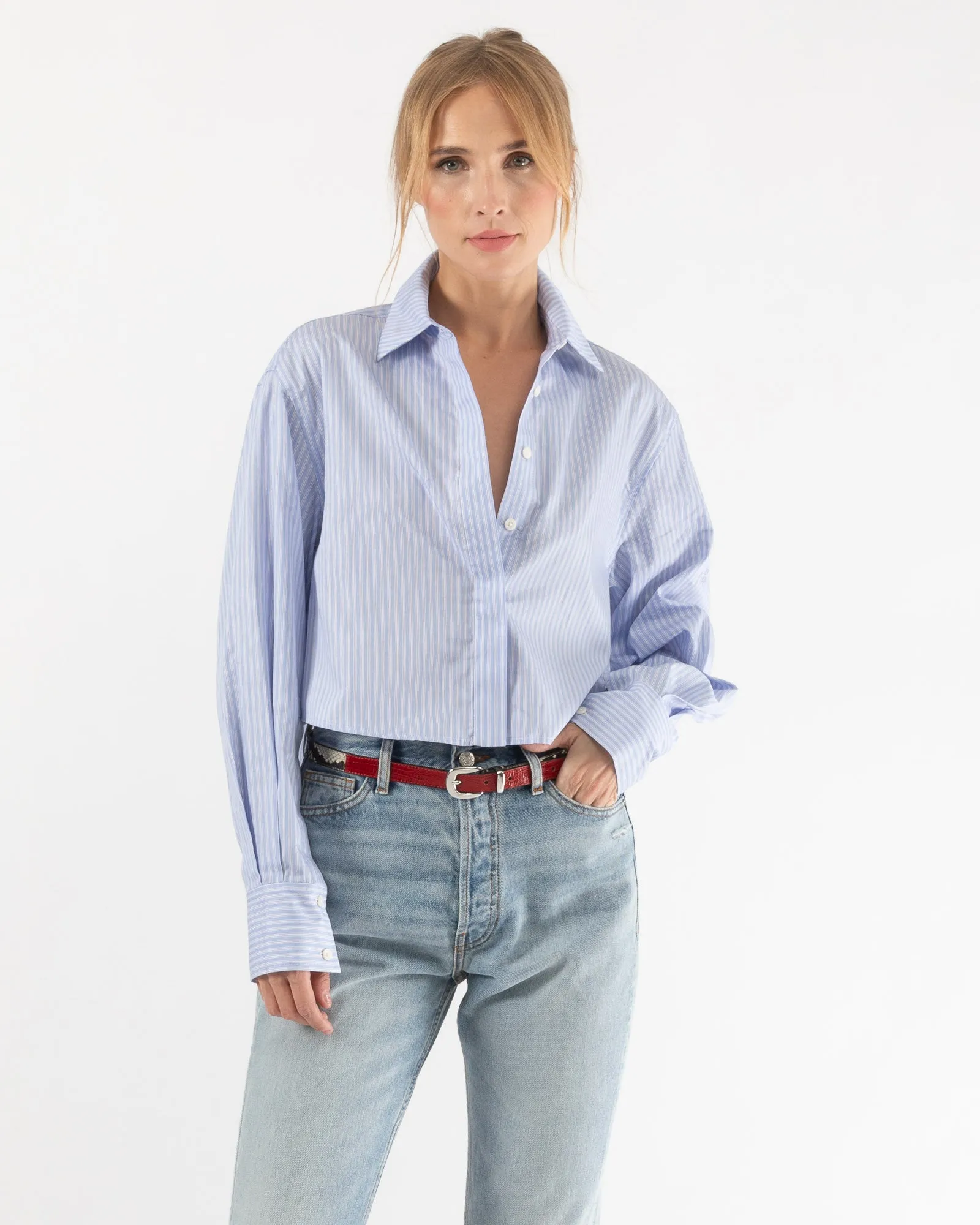 Renata Crop Shirt sold by TNT Fashion