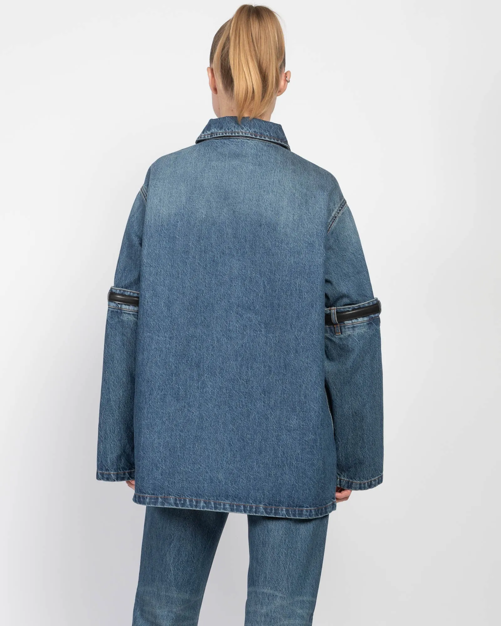 Hybrid Denim Overshirt sold by TNT Fashion product image thumbnail 3