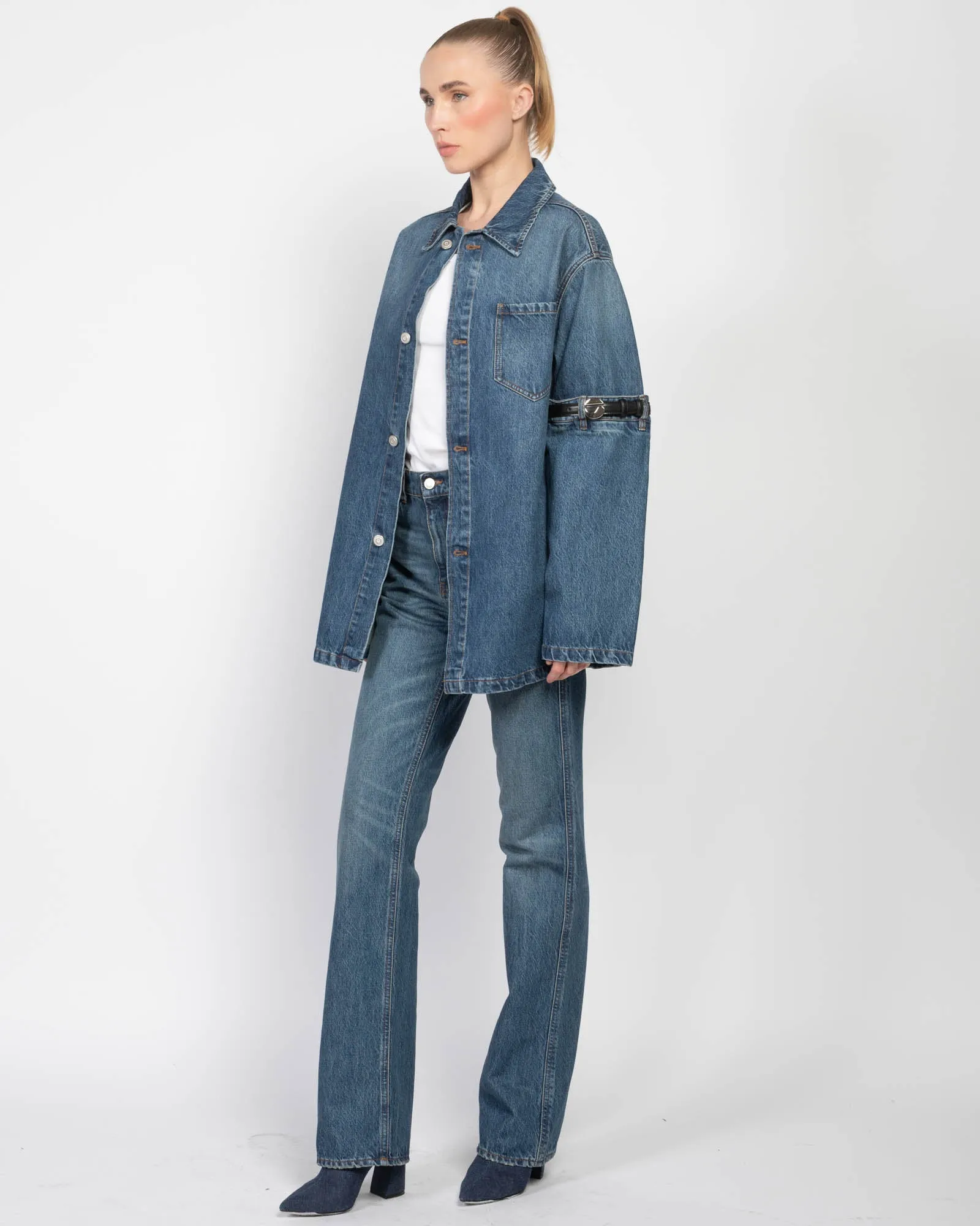 Hybrid Denim Overshirt sold by TNT Fashion product image thumbnail 4