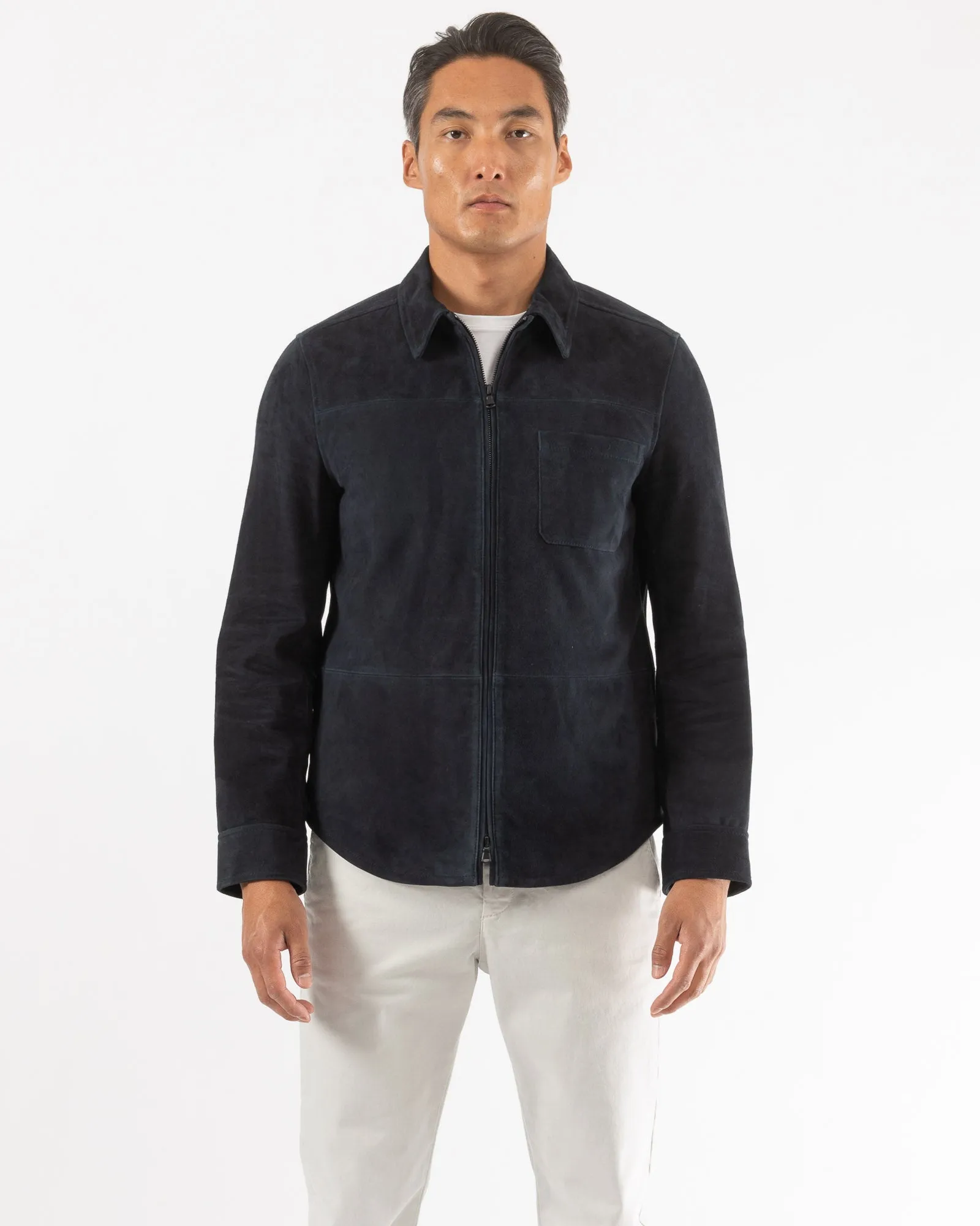 Lamb Suede Zipper Jacket sold by TNT Fashion