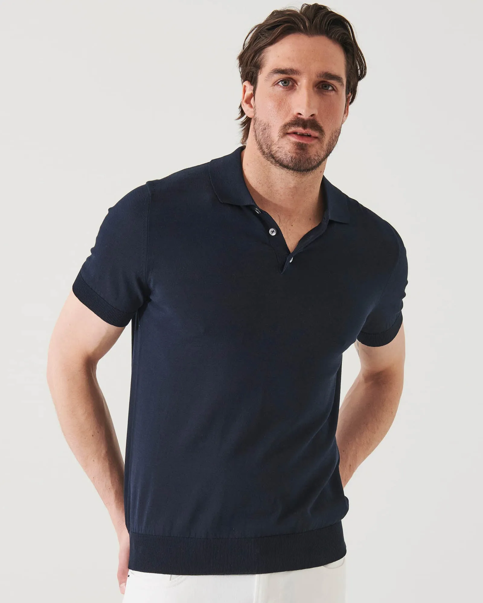 Mercerized Button Polo sold by TNT Fashion product image thumbnail 2