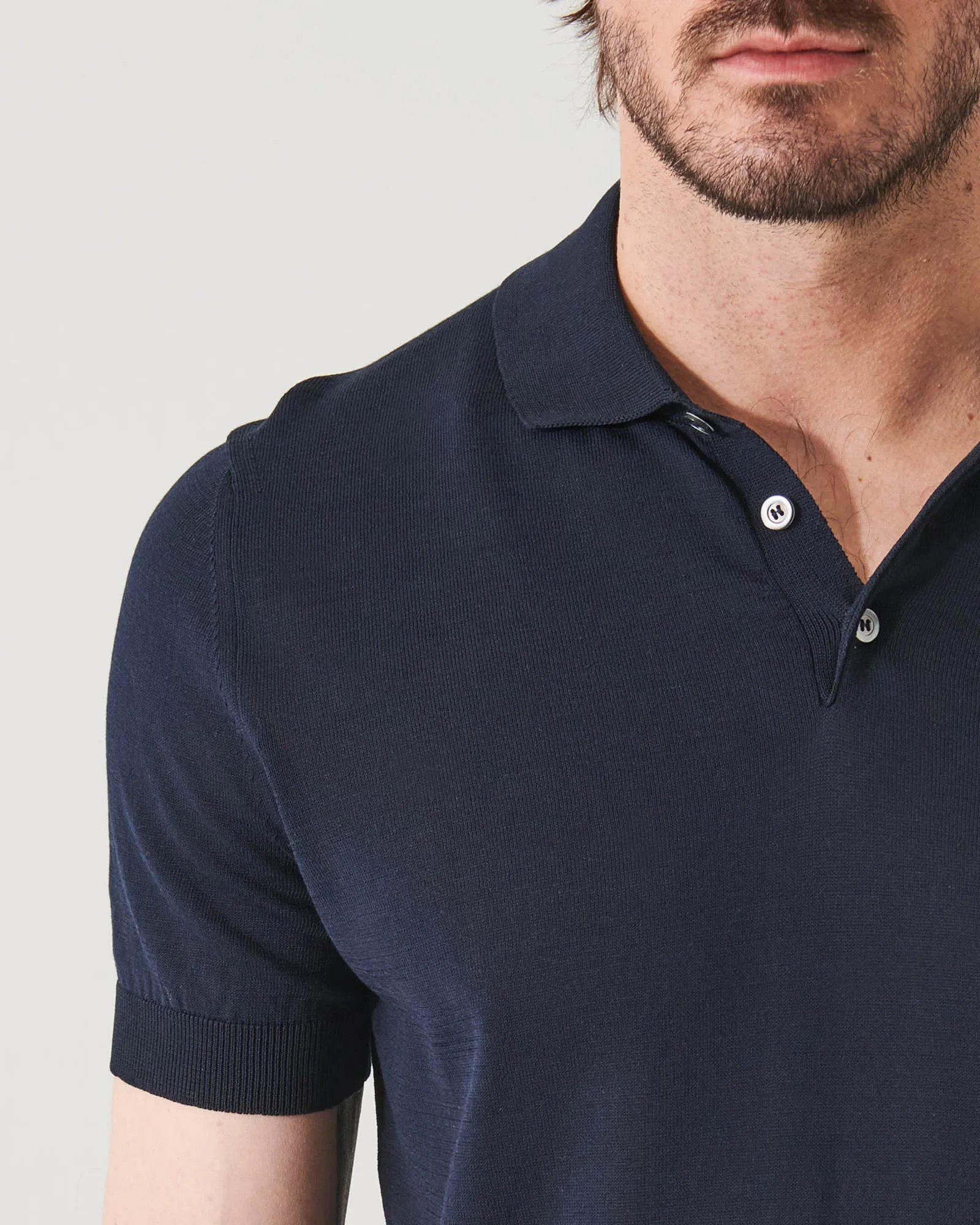 Mercerized Button Polo sold by TNT Fashion product image thumbnail 3