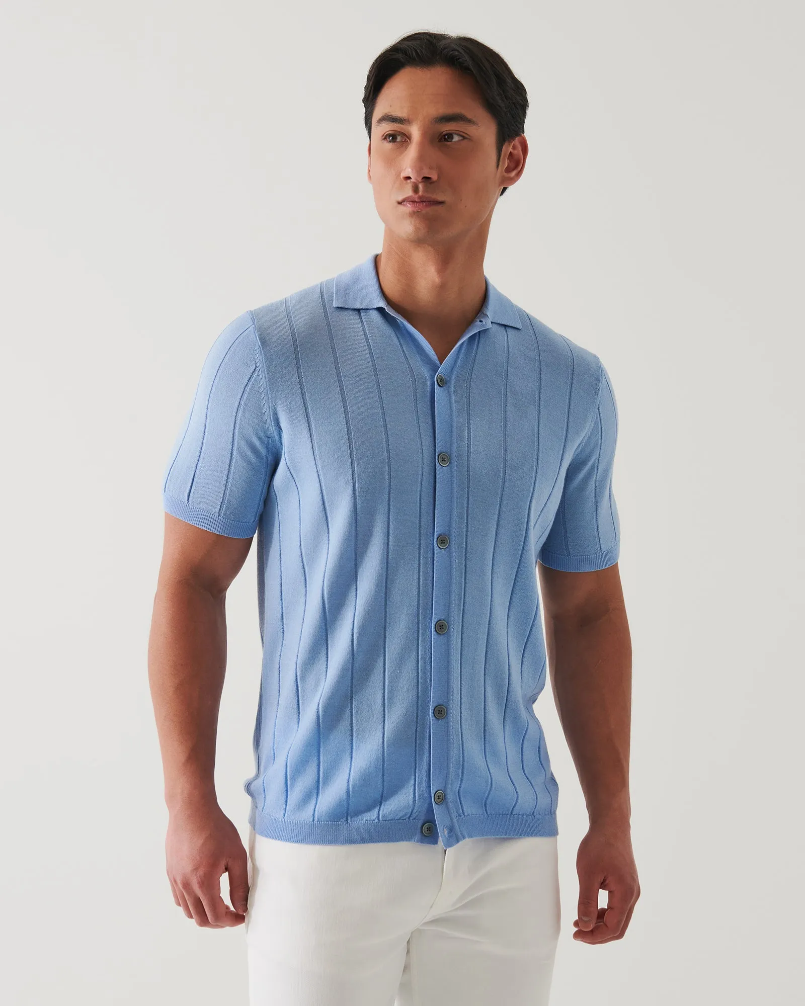 Knit Button Up Shirt sold by TNT Fashion product image thumbnail 2