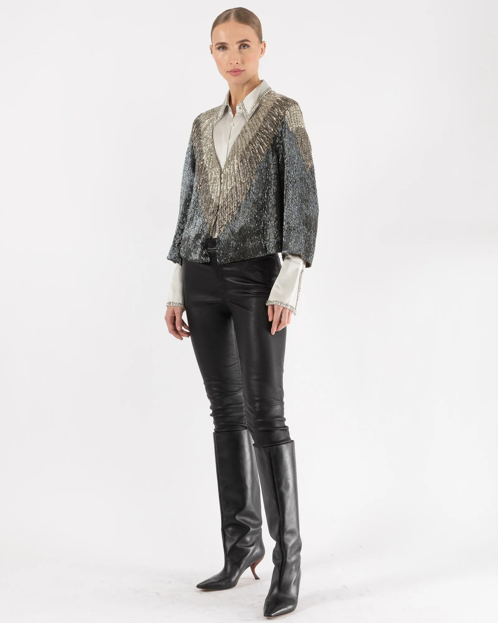 She Talks To Angels Jacket sold by TNT Fashion product image thumbnail 2