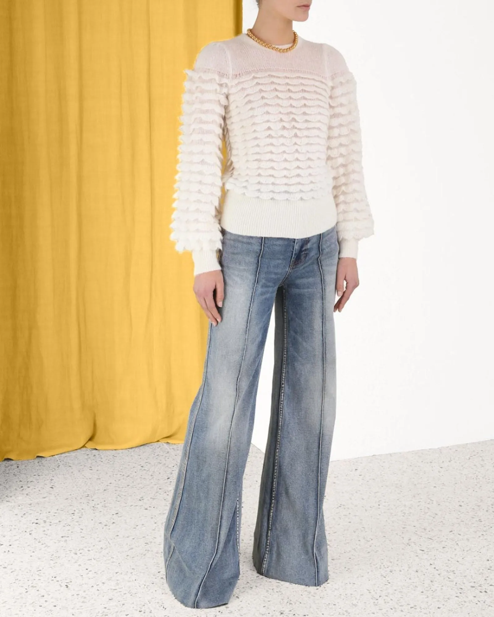 Luminosity Scallop Sweater sold by TNT Fashion product image thumbnail 4