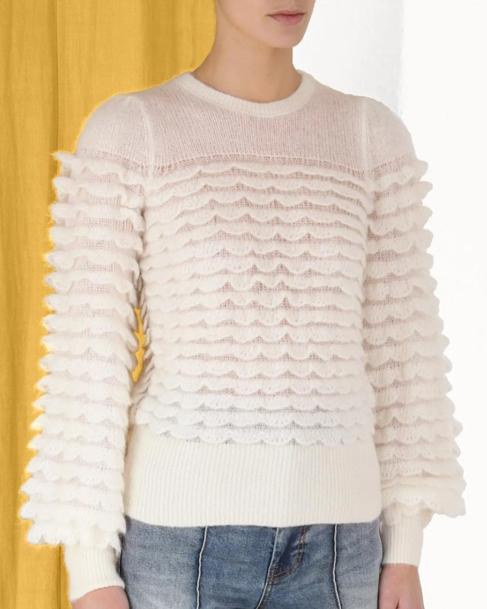 Luminosity Scallop Sweater sold by TNT Fashion product image thumbnail 5