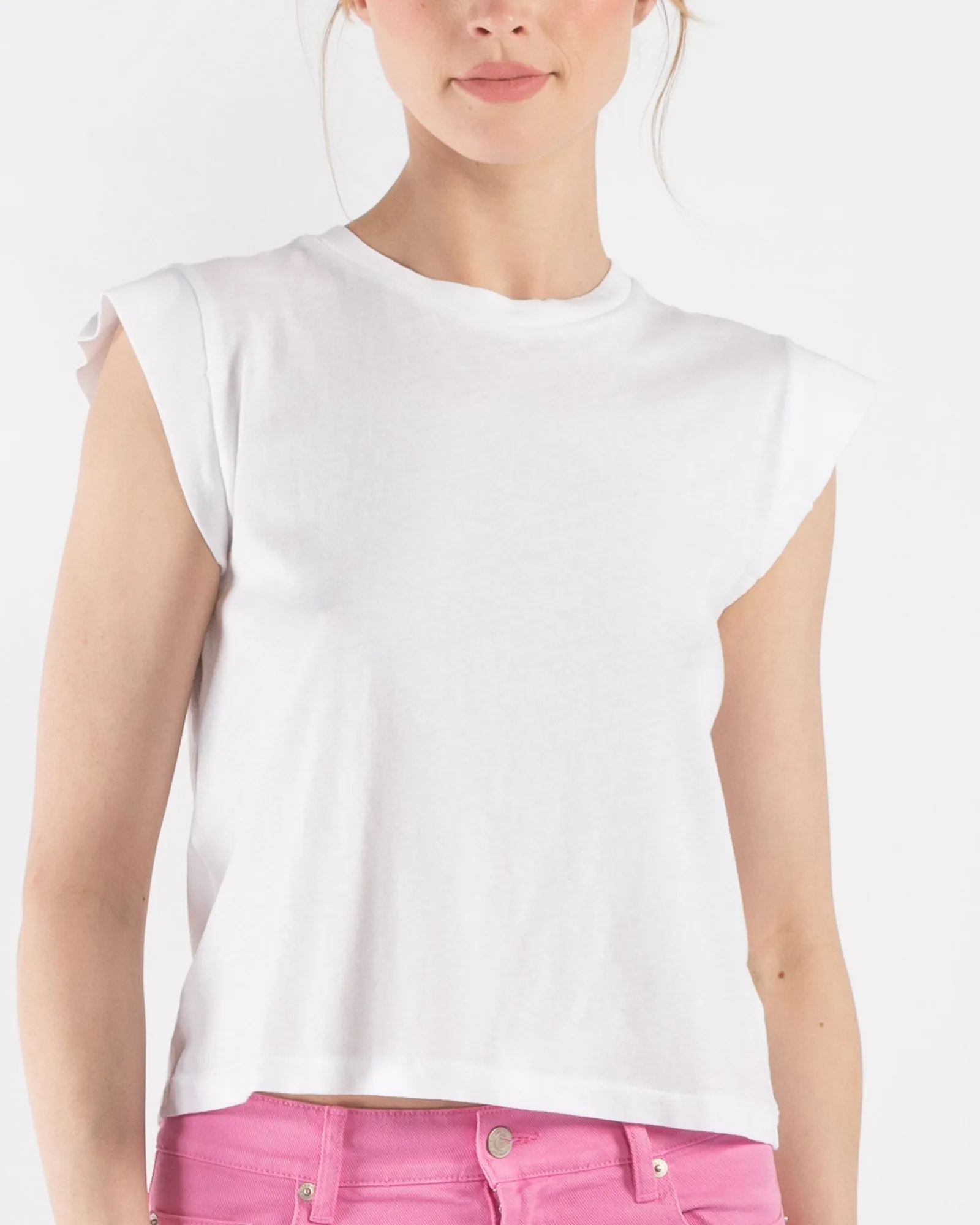 Peak Shoulder T-Shirt sold by TNT Fashion product image thumbnail 5