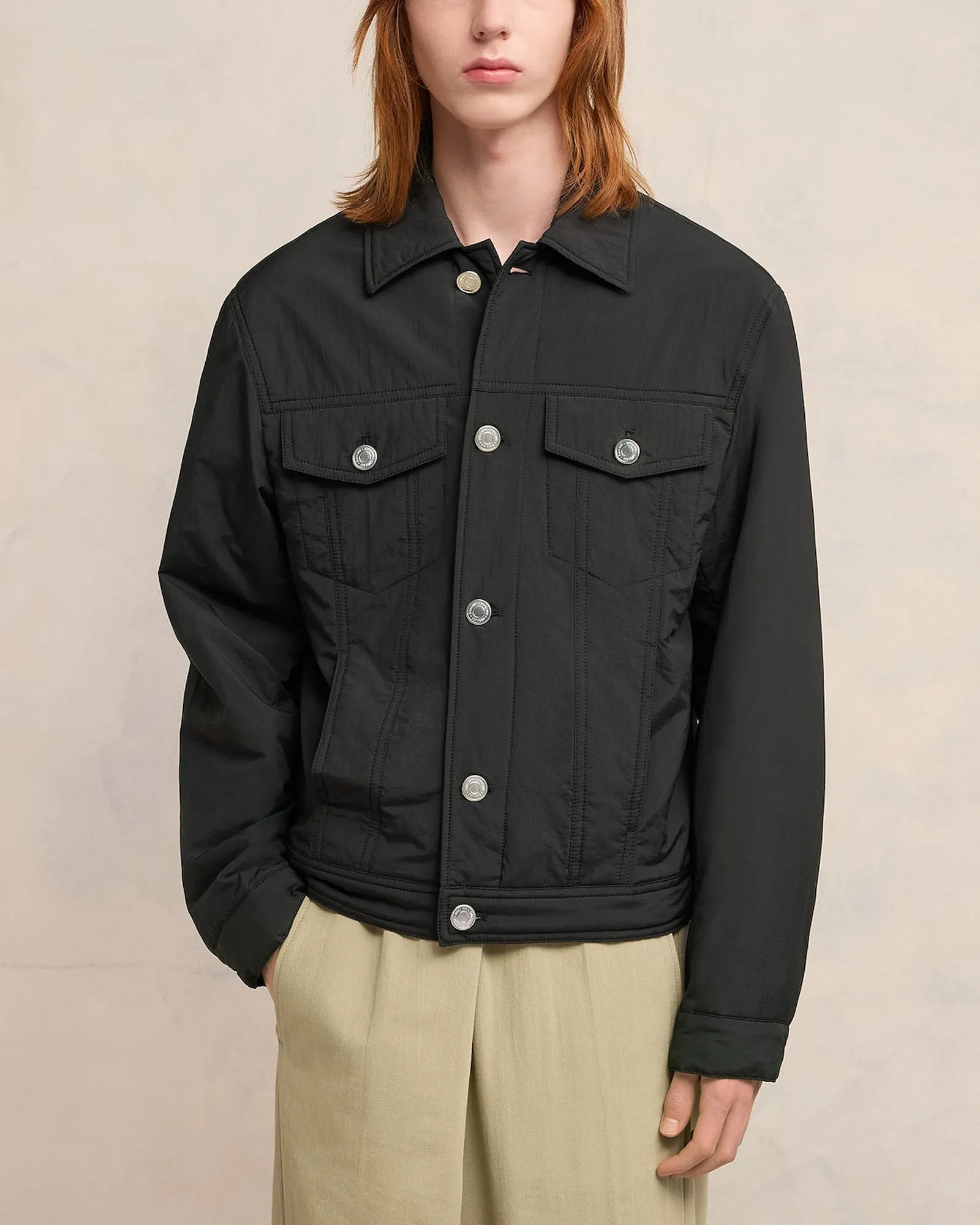 Padded Trucker Jacket sold by TNT Fashion