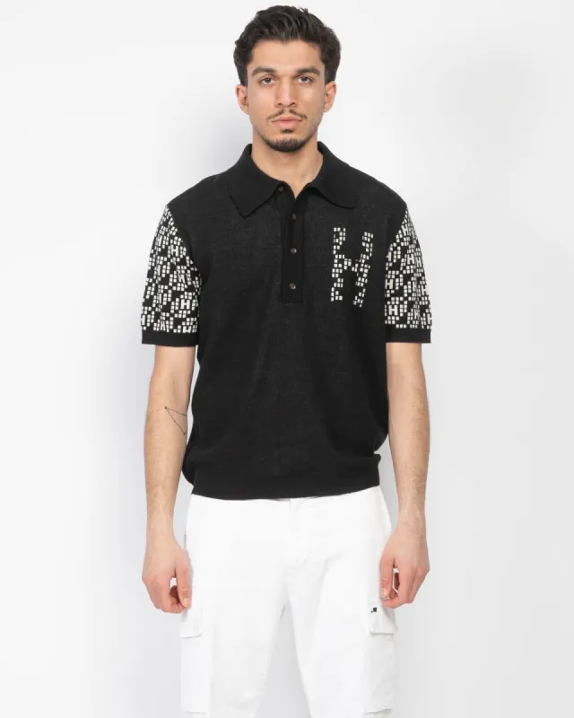 Knit 'H' Pattern Polo made by TNT Fashion
