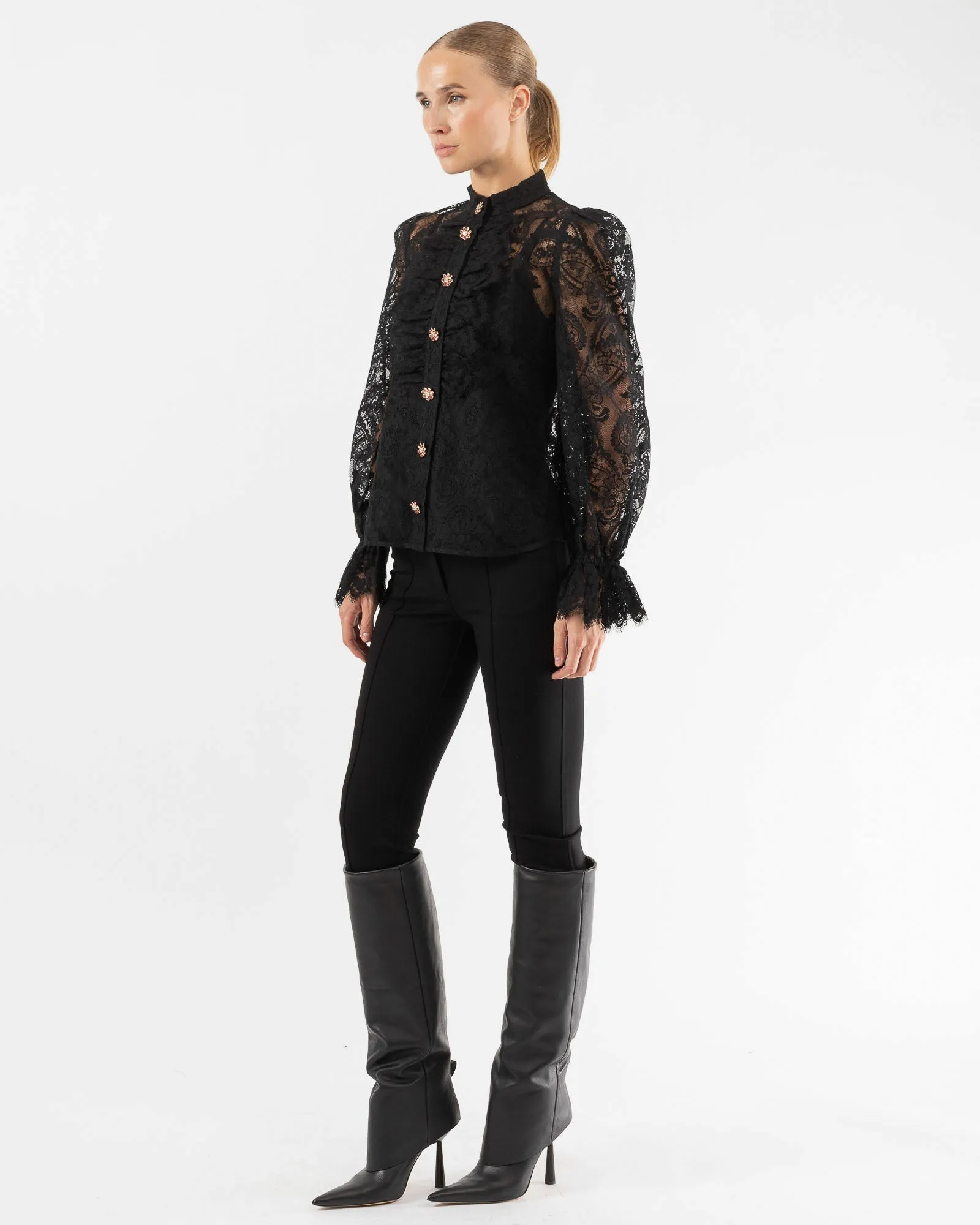 Illustration Lace Blouse sold by TNT Fashion product image thumbnail 4