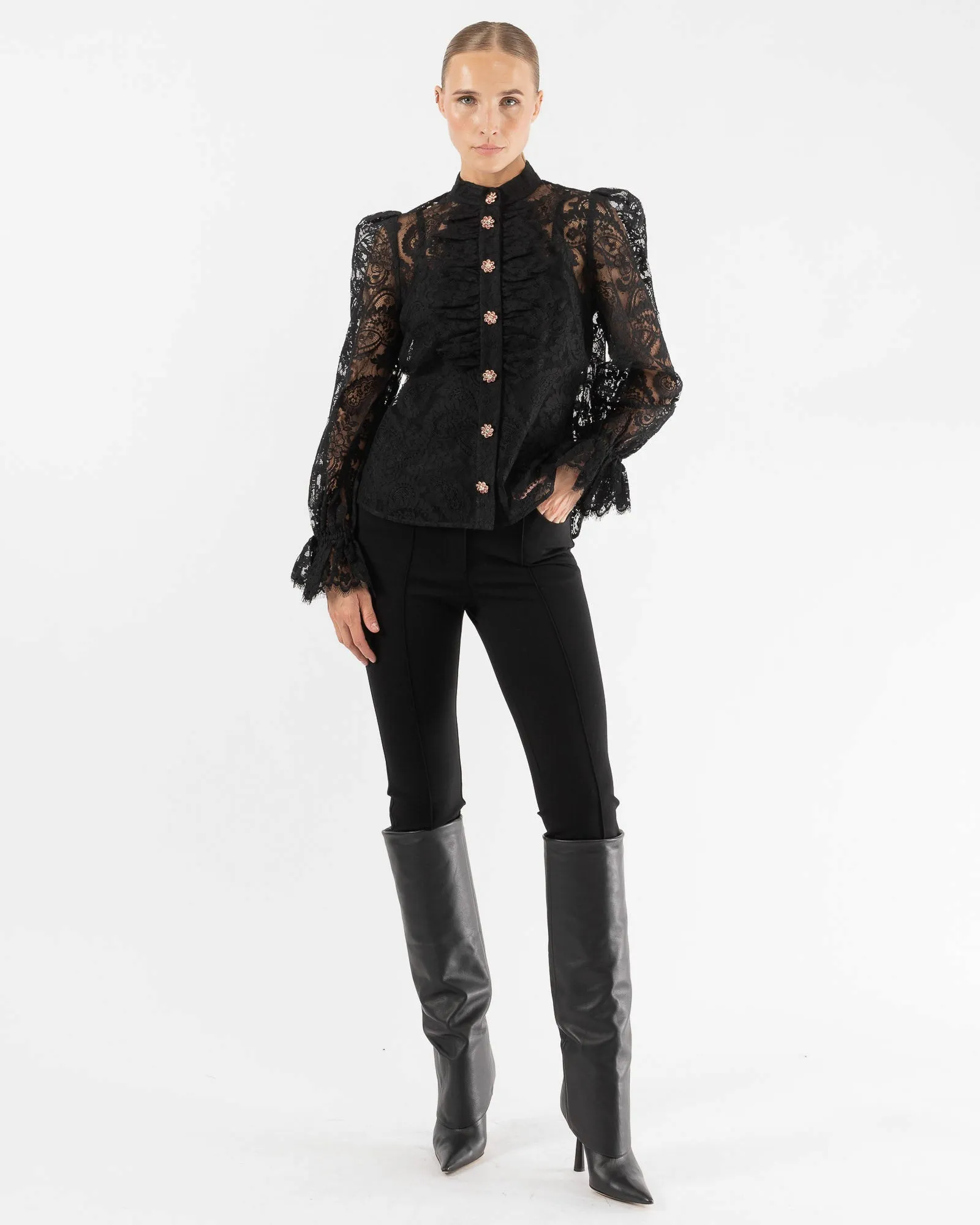 Illustration Lace Blouse sold by TNT Fashion product image thumbnail 2