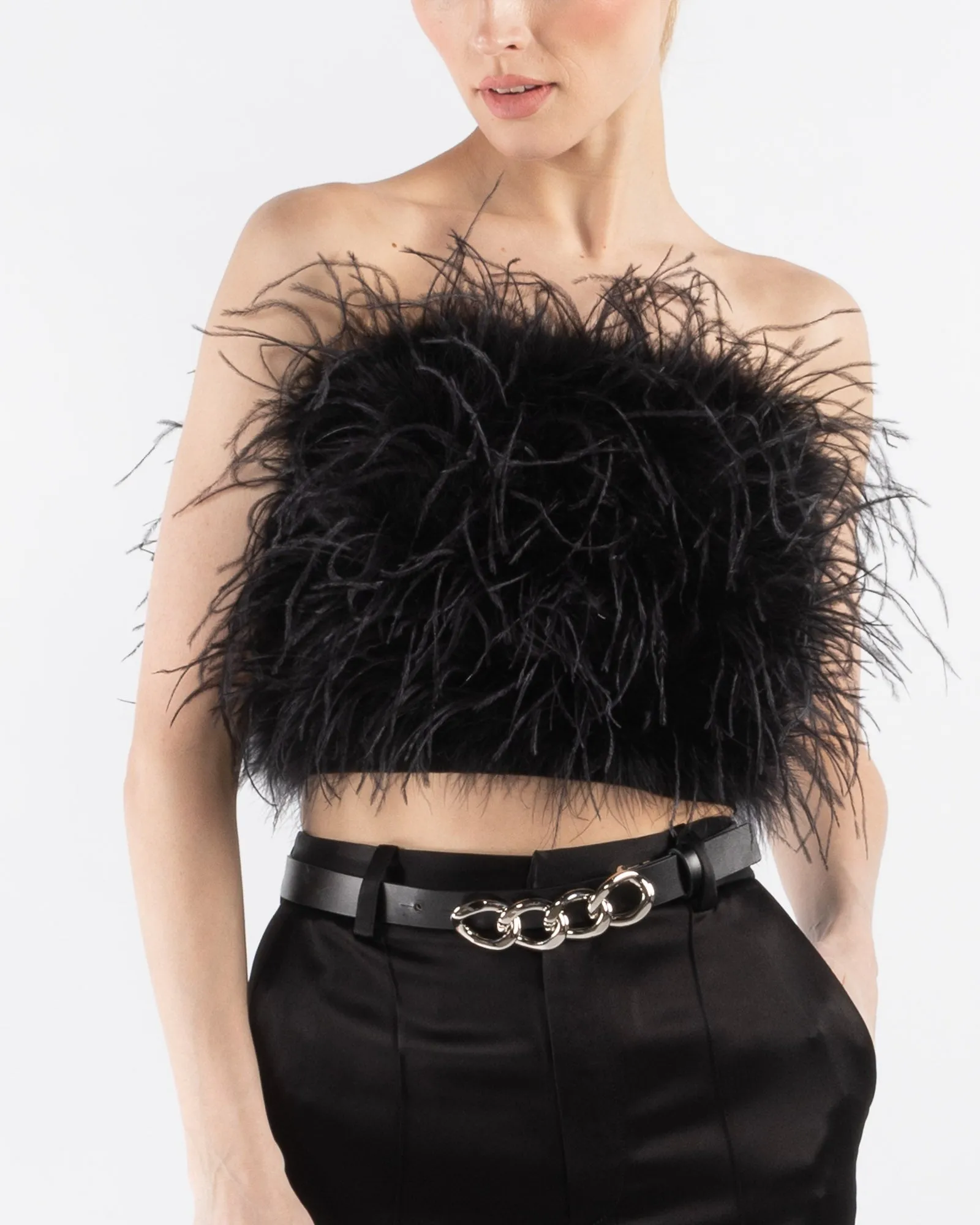 Feather Tube Top sold by TNT Fashion product image thumbnail 5