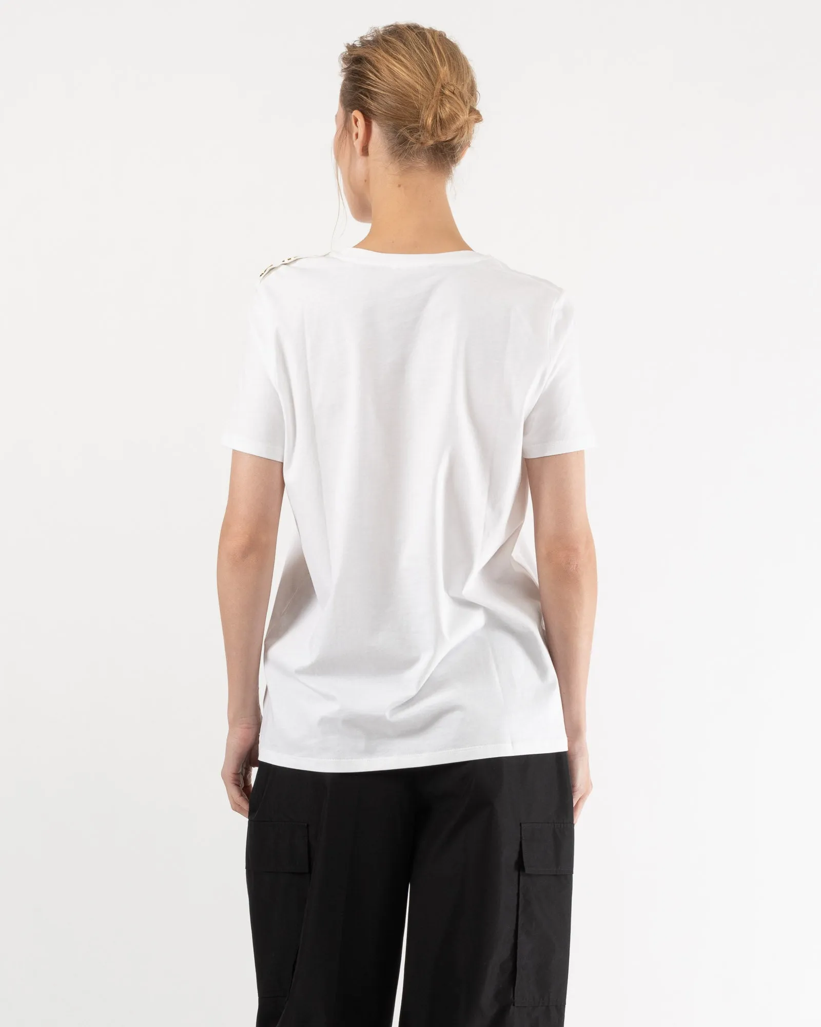 3 Button Metallic T-Shirt sold by TNT Fashion product image thumbnail 3
