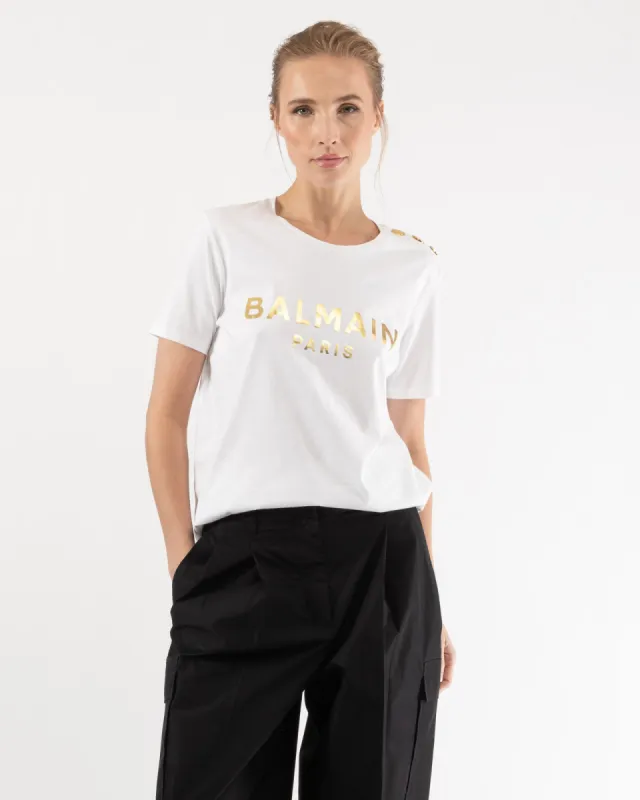 3 Button Metallic T-Shirt made by TNT Fashion