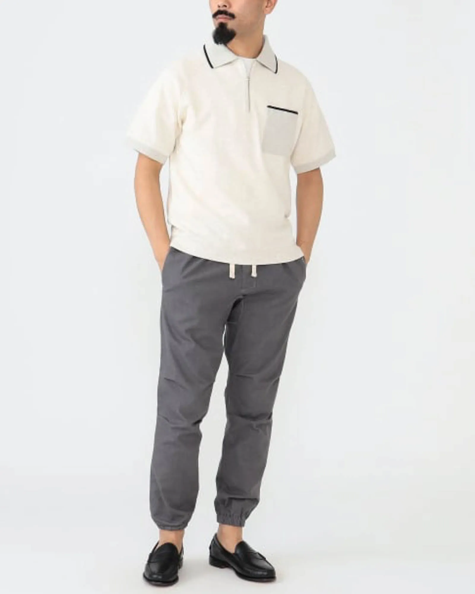 Half Zip Polo Shirt sold by TNT Fashion product image thumbnail 3