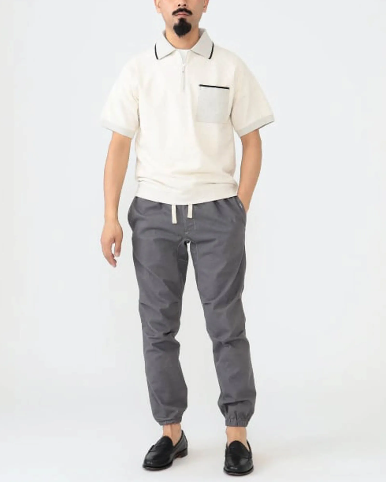 Half Zip Polo Shirt sold by TNT Fashion product image thumbnail 2