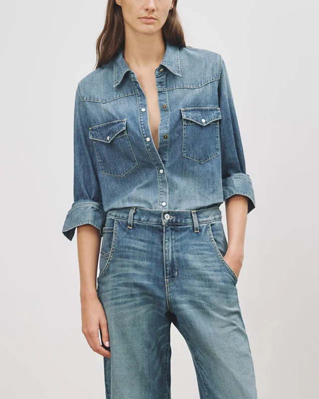 Travis Denim Shirt sold by TNT Fashion