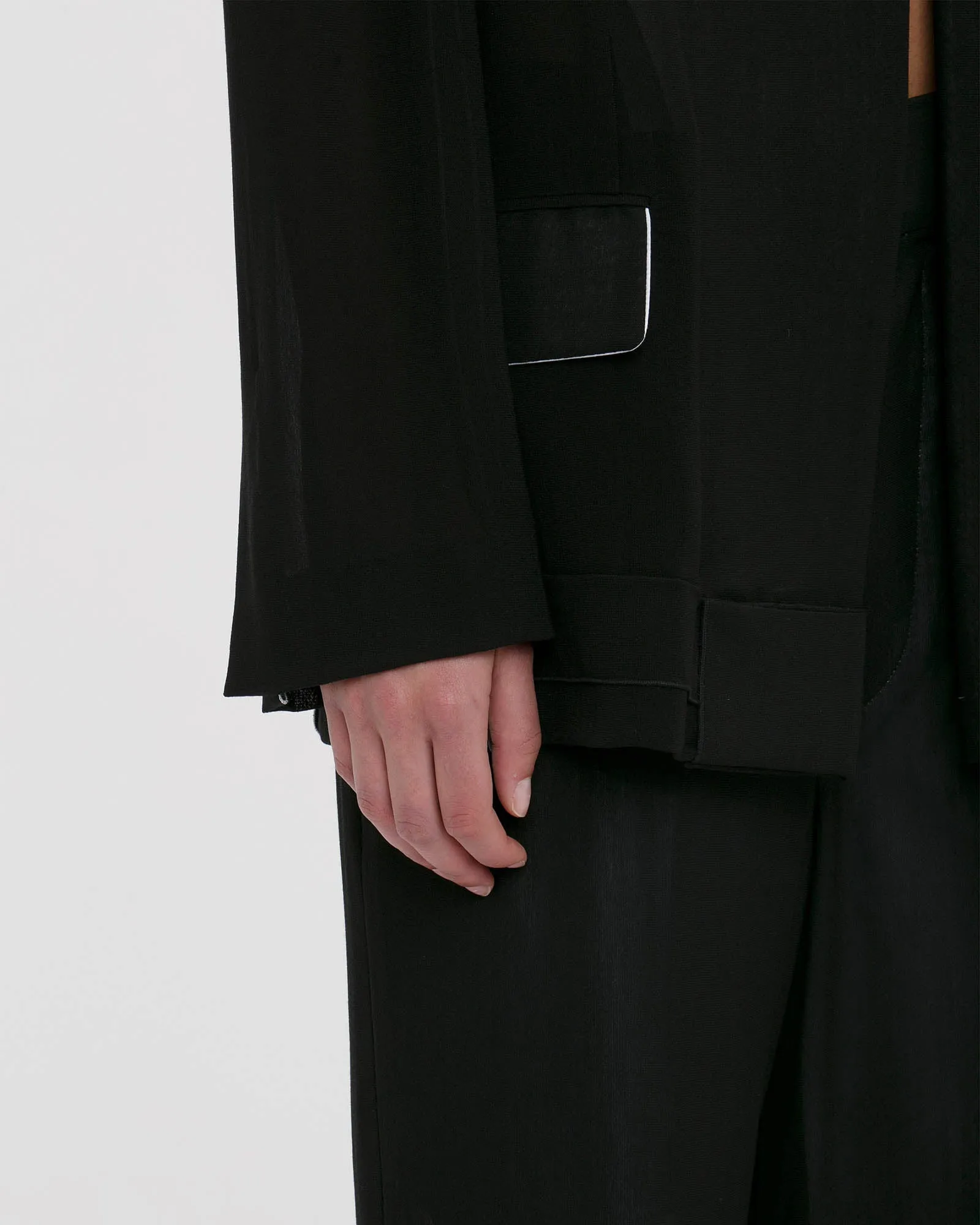 Fold Detail Tailored Jacket sold by TNT Fashion product image thumbnail 5
