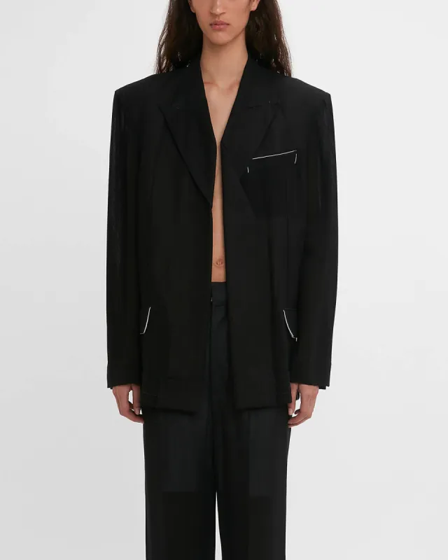 Fold Detail Tailored Jacket sold by TNT Fashion