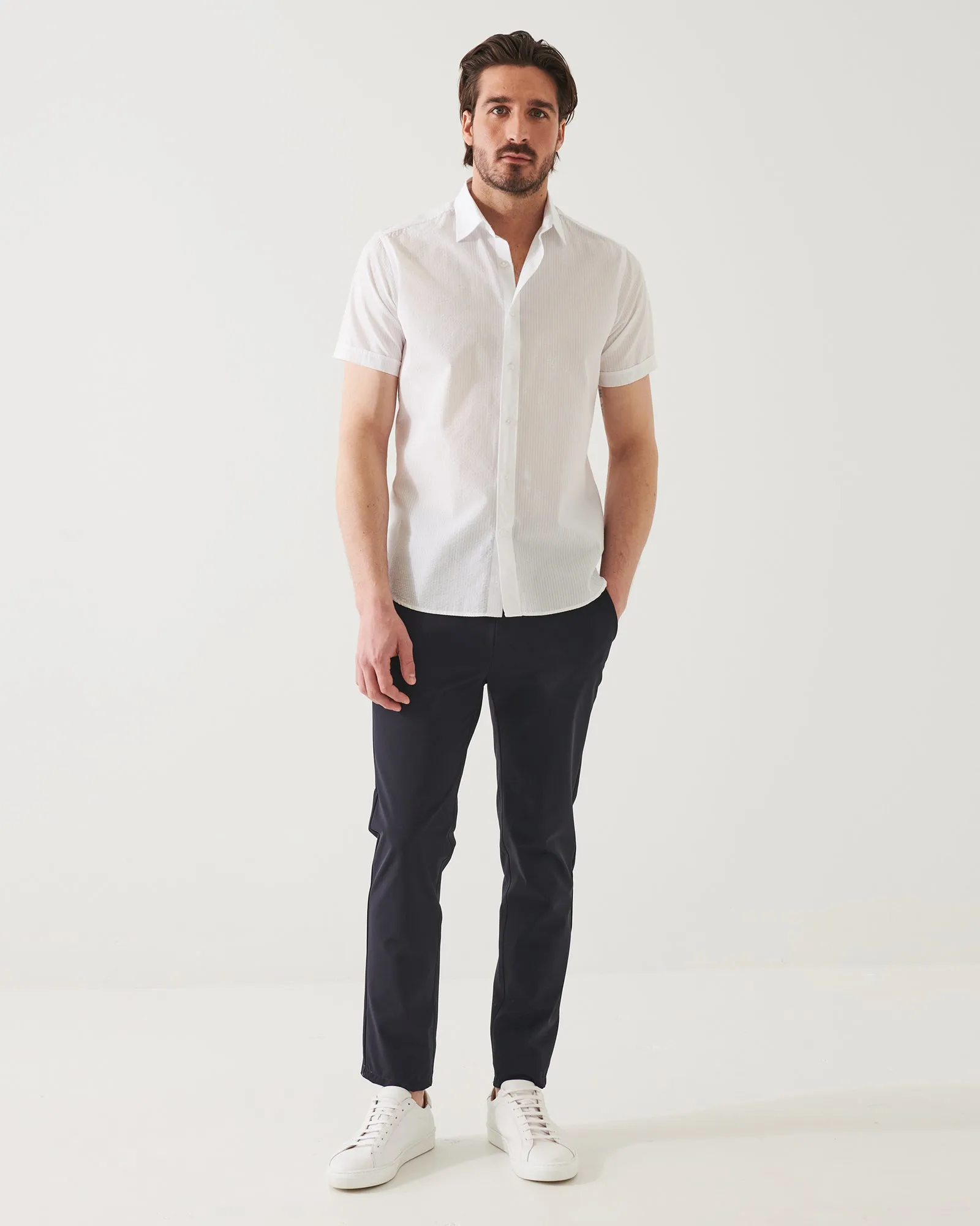 Seersucker Shirt sold by TNT Fashion product image thumbnail 2