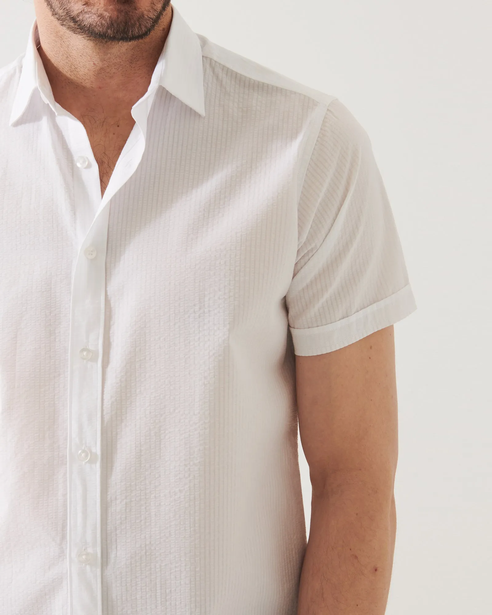 Seersucker Shirt sold by TNT Fashion product image thumbnail 4