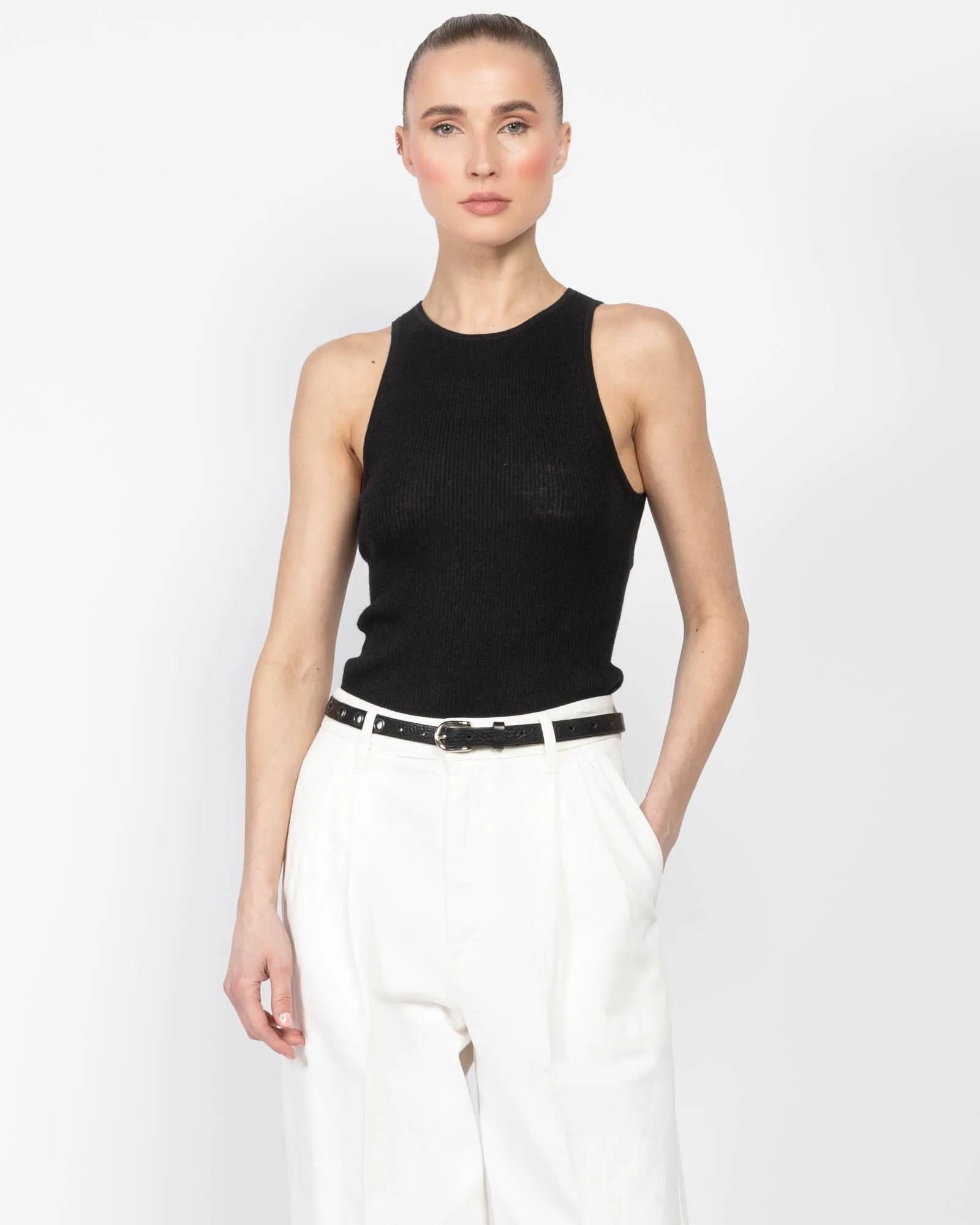 Este Racer Tank Top sold by TNT Fashion