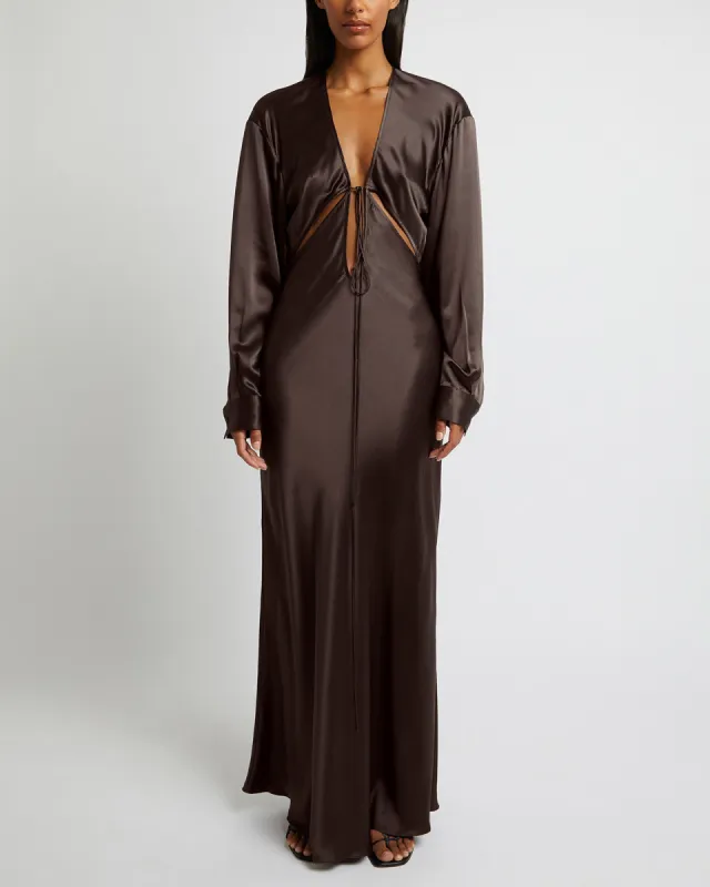 Triquetra Front Tie Shirt Dress sold by TNT Fashion