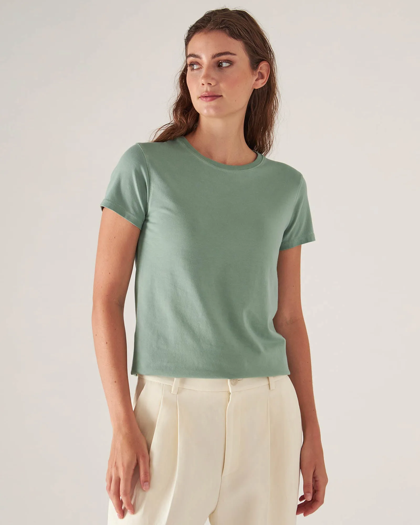 Short Sleeve Iconic Fitted Tee sold by TNT Fashion product image thumbnail 2