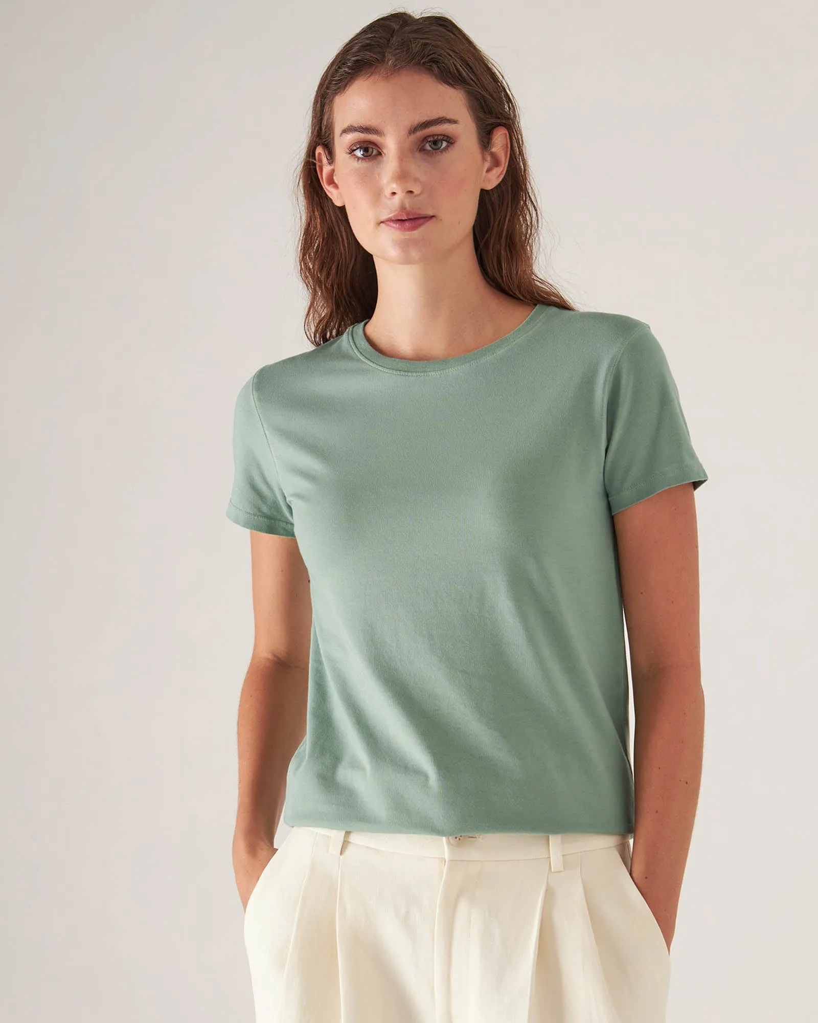 Short Sleeve Iconic Fitted Tee sold by TNT Fashion product image thumbnail 3