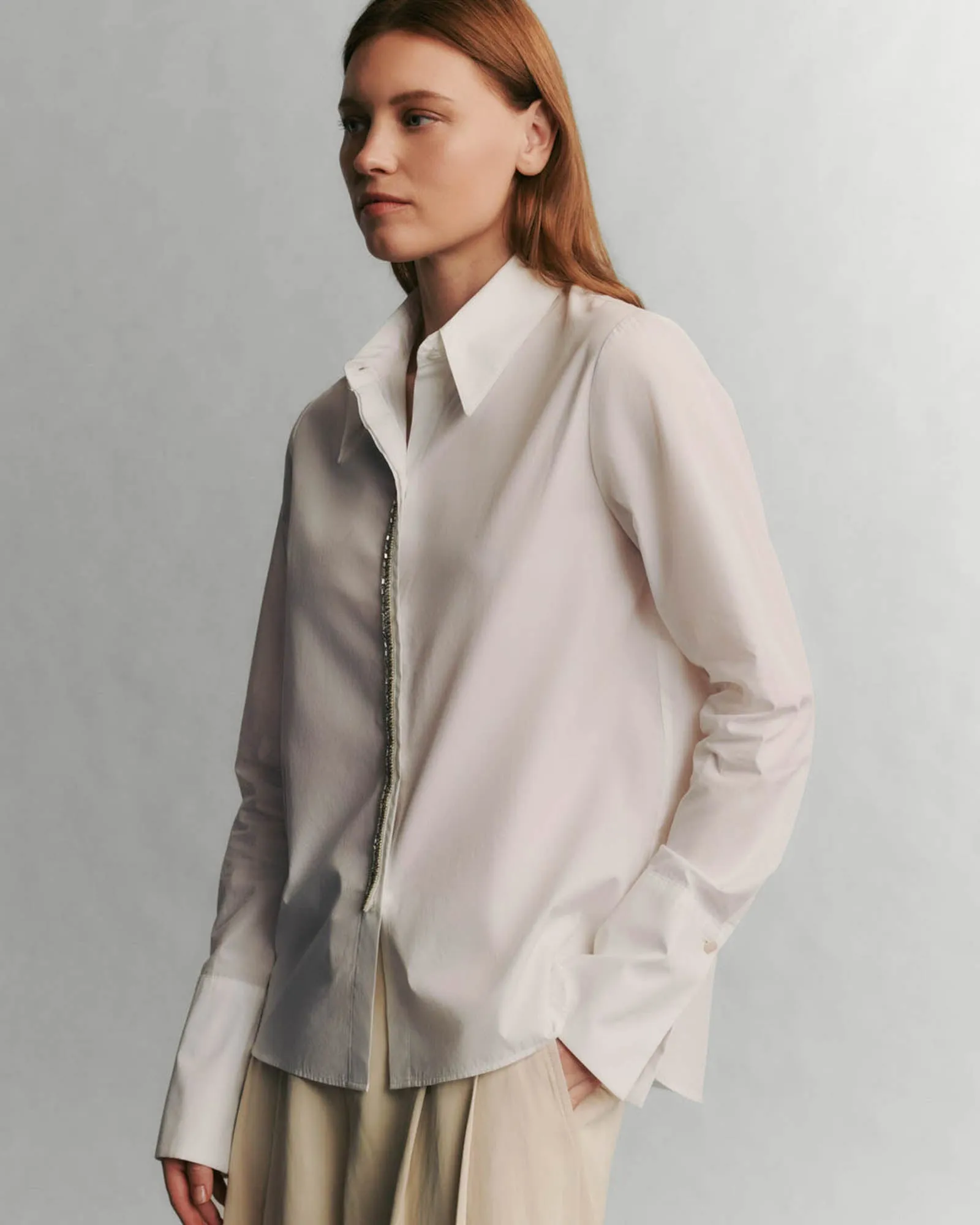 Object Of Affection Embellished Shirt sold by TNT Fashion