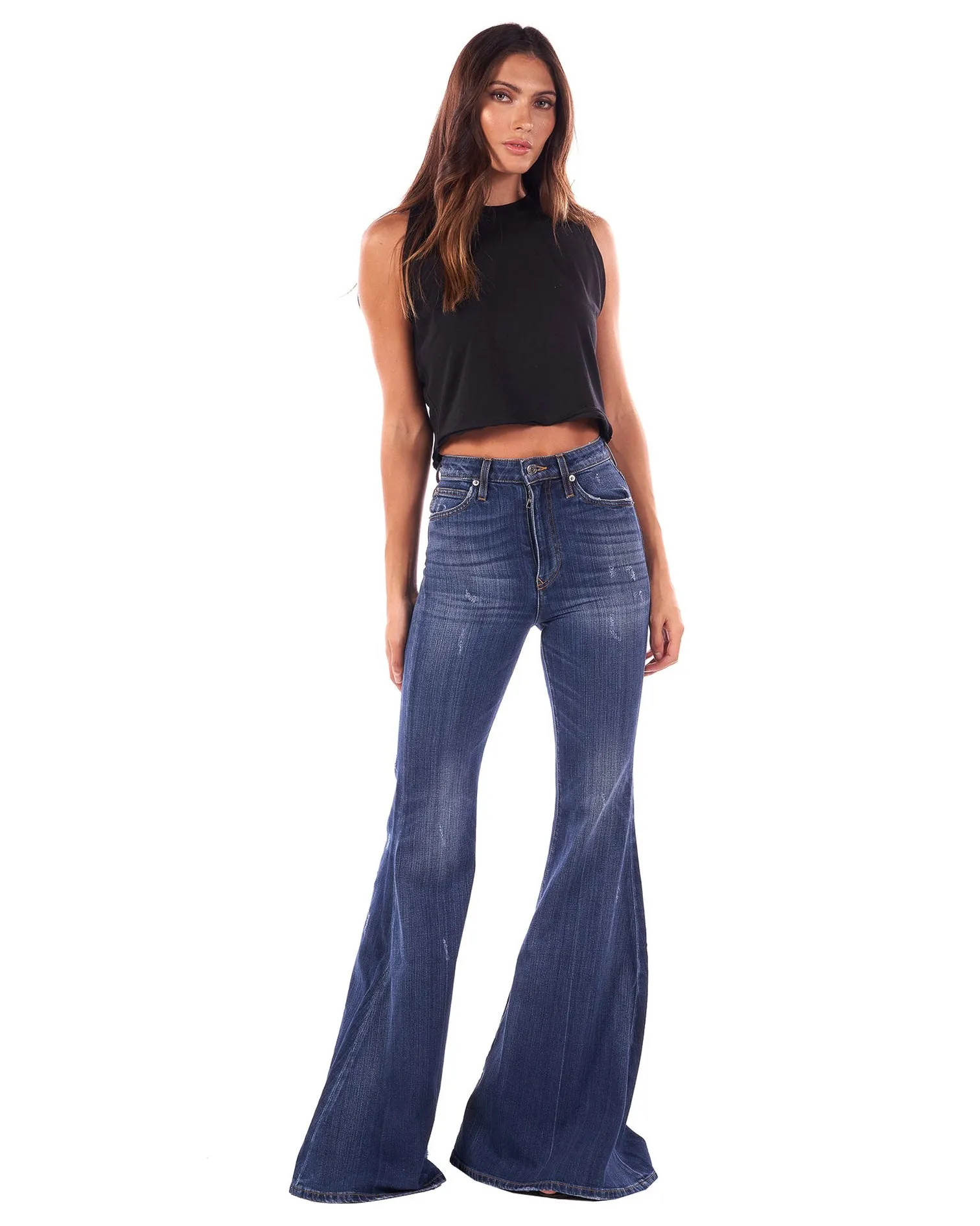 High Rise Super Bell Jeans sold by TNT Fashion product image thumbnail 3