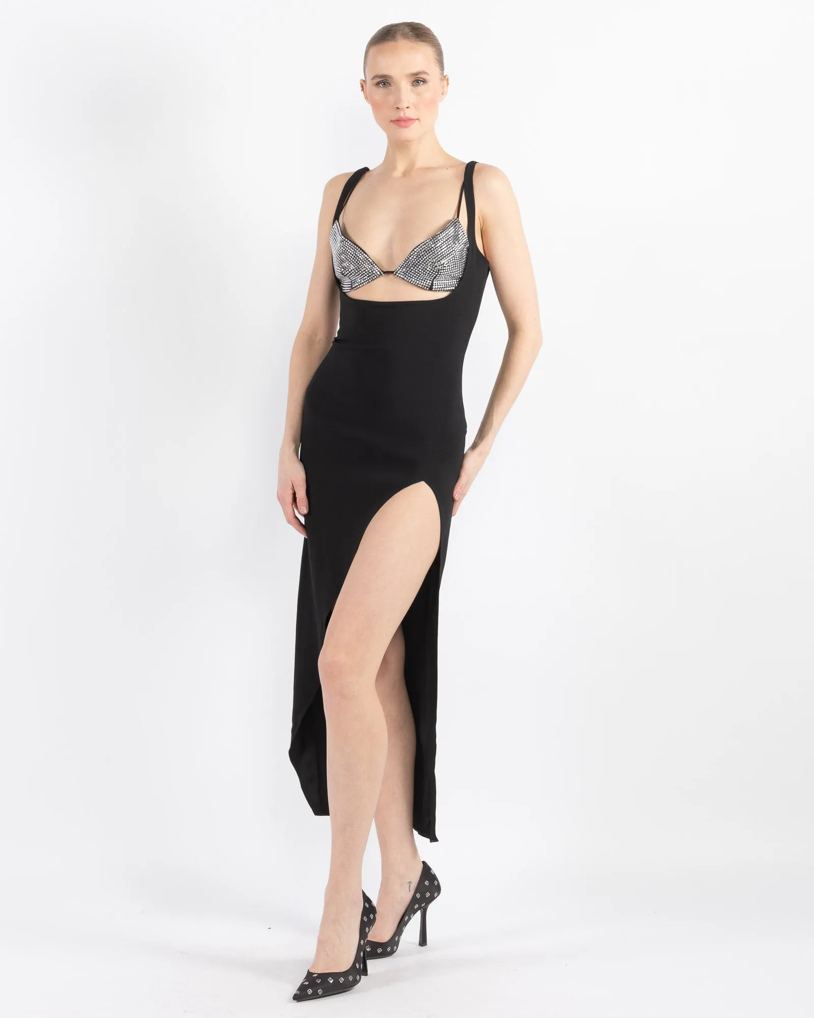 Crystal Embellished Dress sold by TNT Fashion