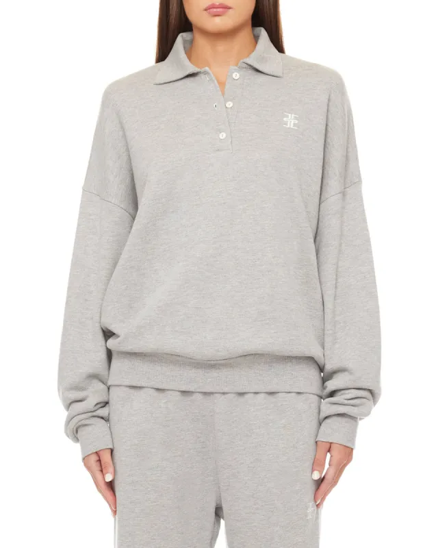 Oversized Polo Sweatshirt sold by TNT Fashion