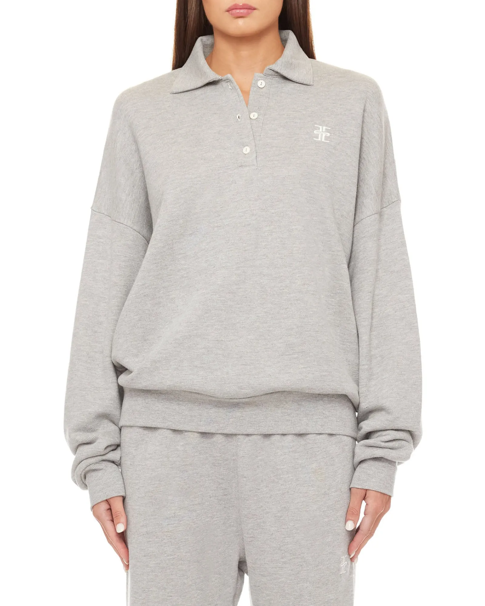 Oversized Polo Sweatshirt sold by TNT Fashion