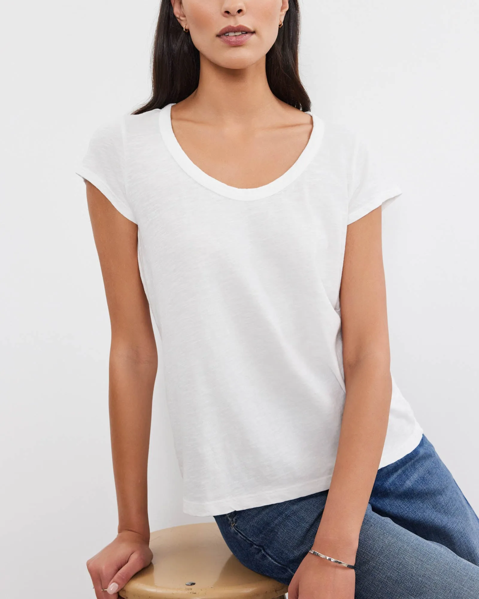 City Slub Scoop T-Shirt sold by TNT Fashion