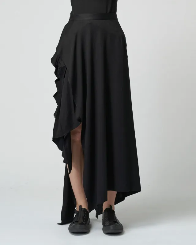 Pleated Asymmetric Skirt sold by TNT Fashion
