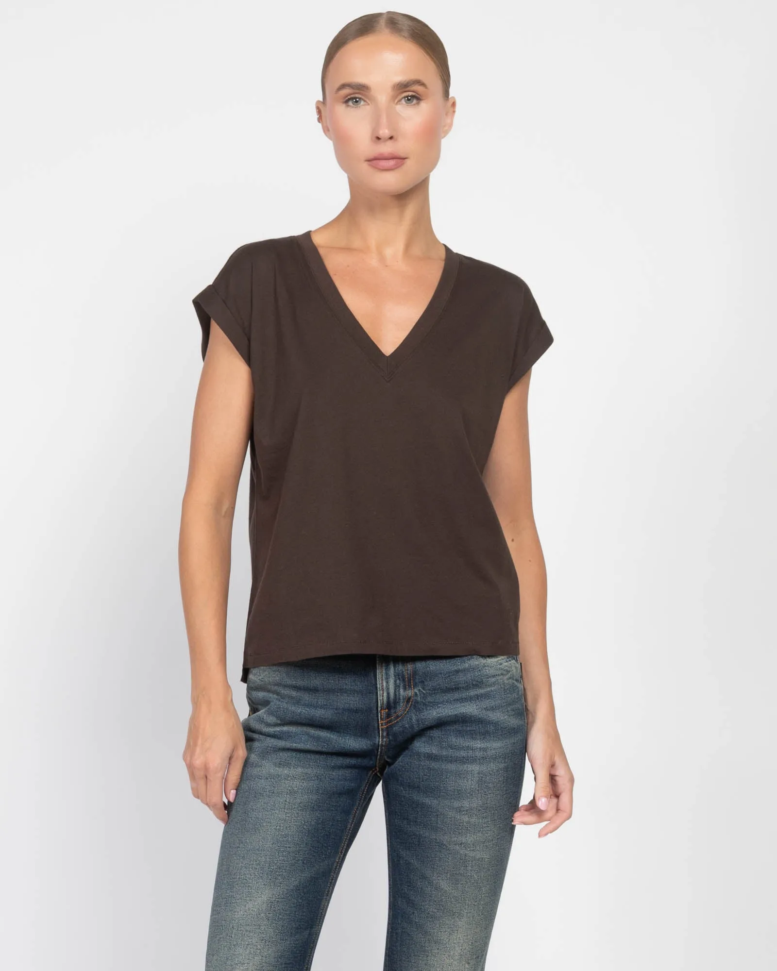 Easy V-Neck T-Shirt sold by TNT Fashion