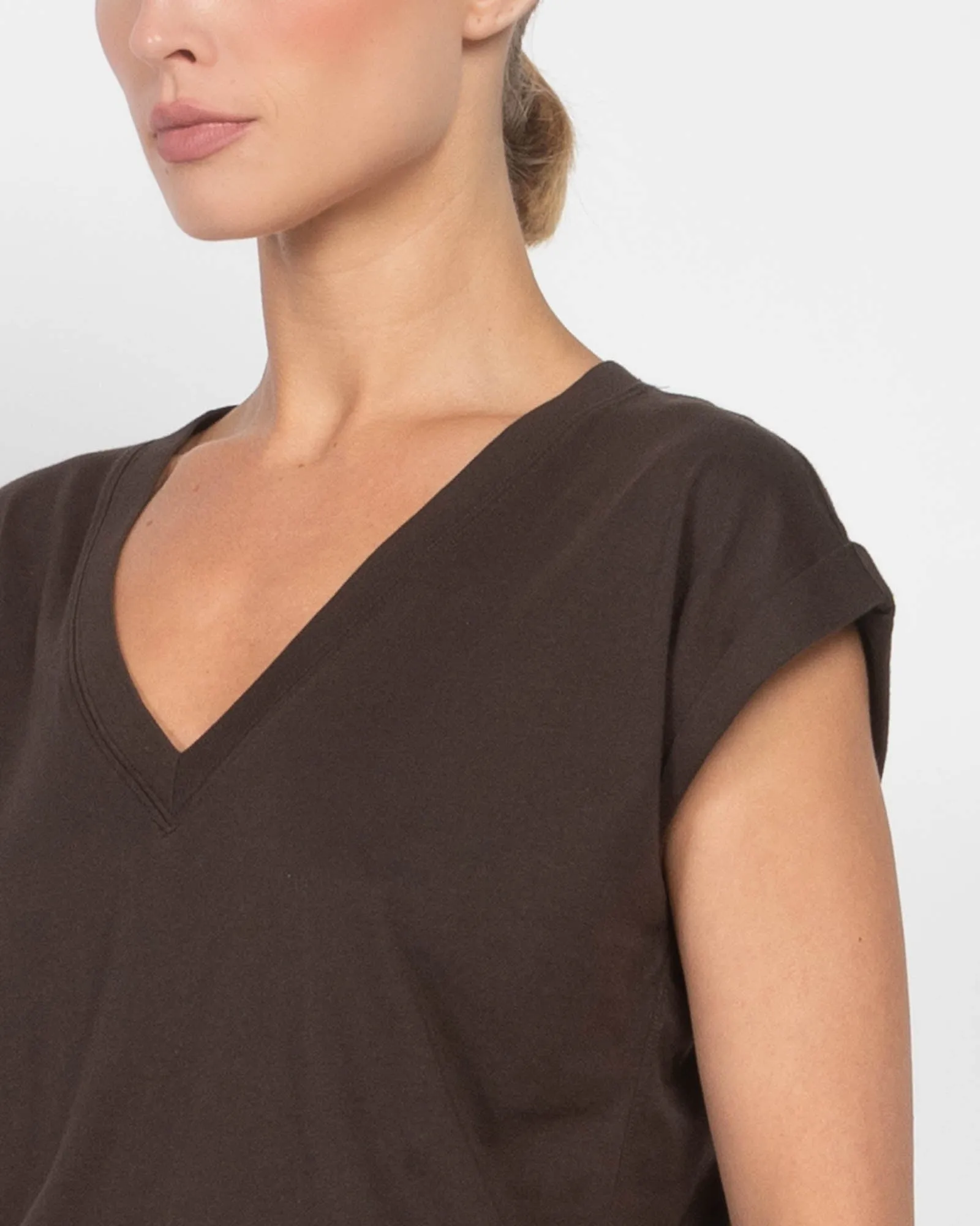 Easy V-Neck T-Shirt sold by TNT Fashion product image thumbnail 3