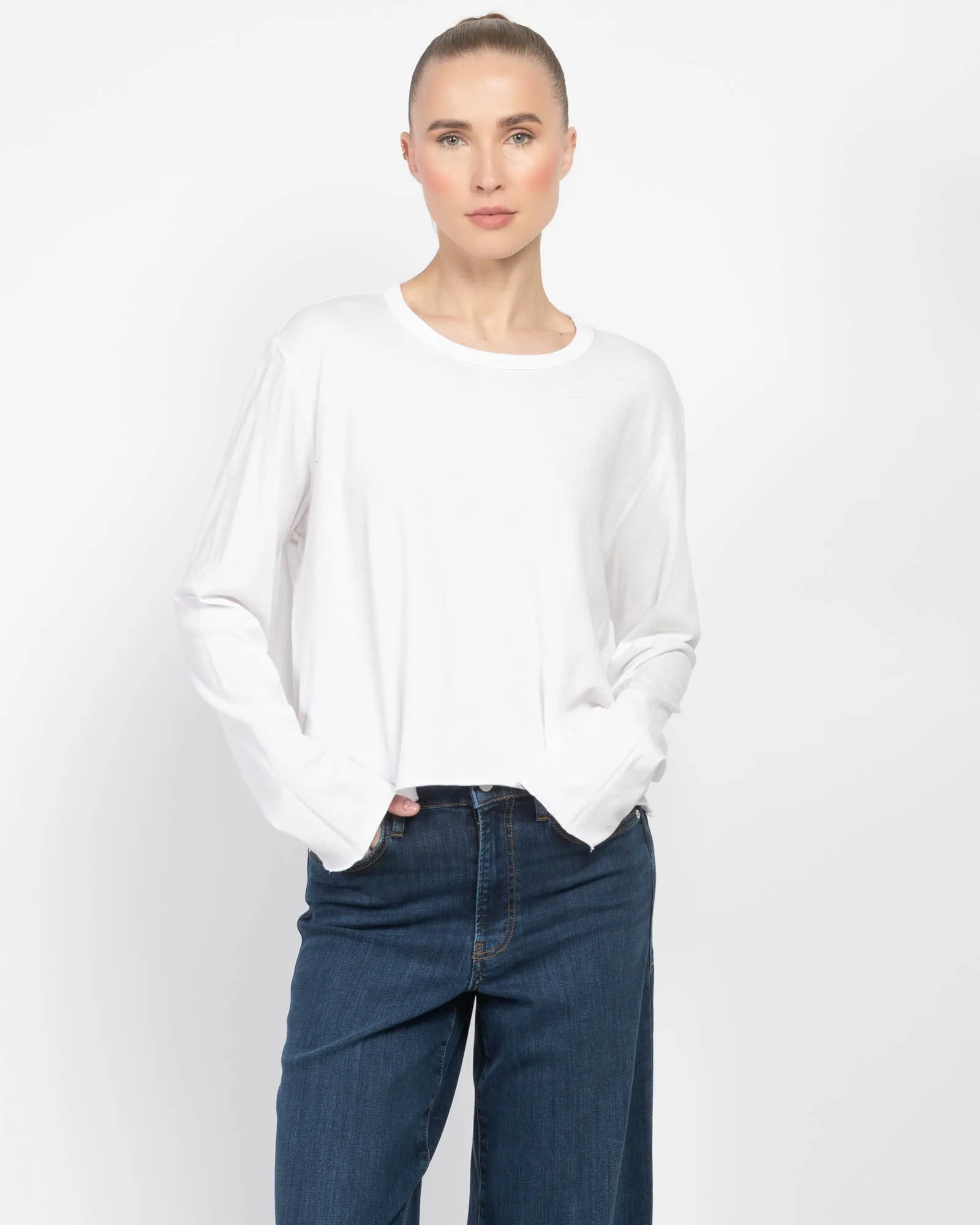 Long Sleeve Crop Top sold by TNT Fashion