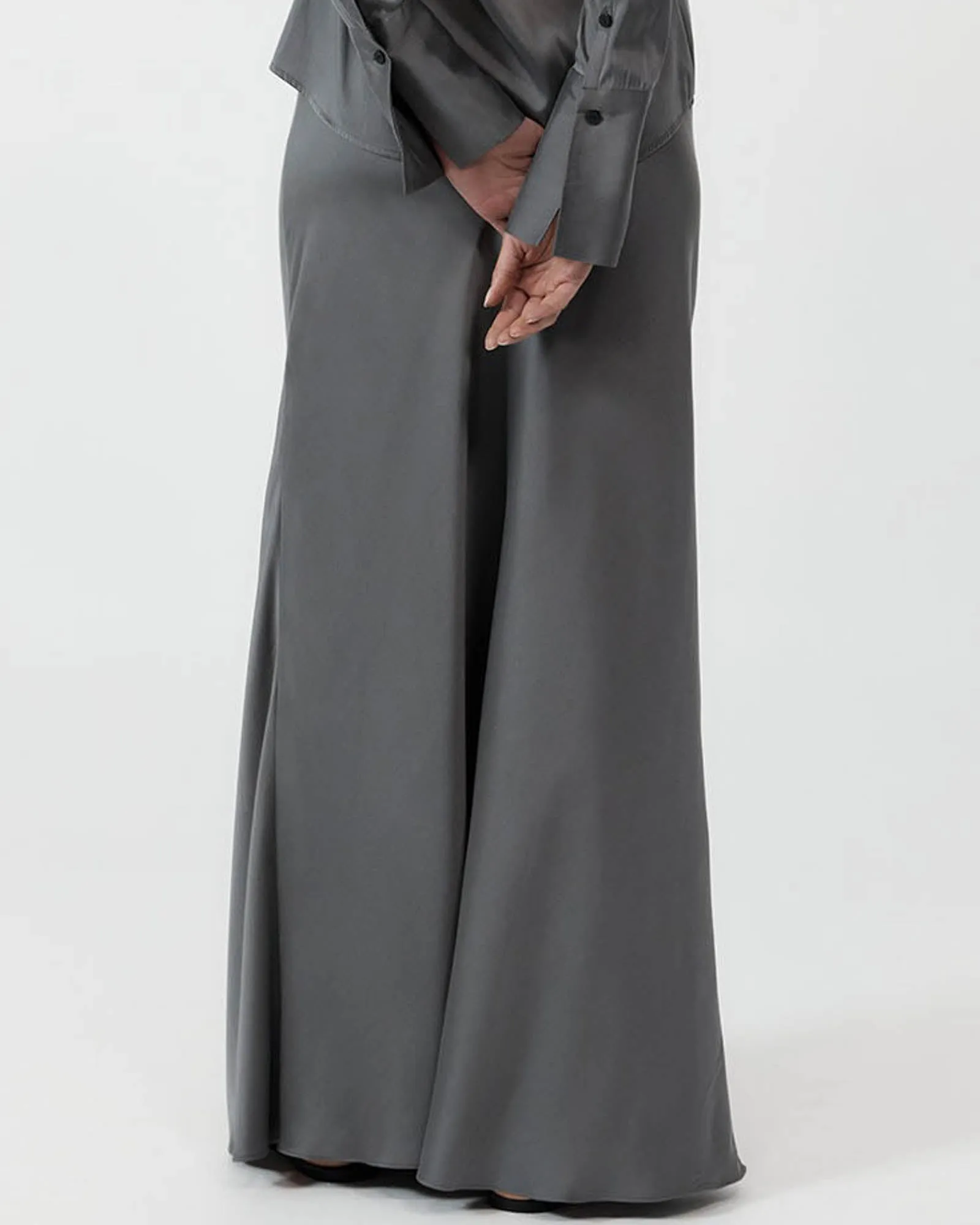 Soft Silk Maxi Skirt sold by TNT Fashion product image thumbnail 3