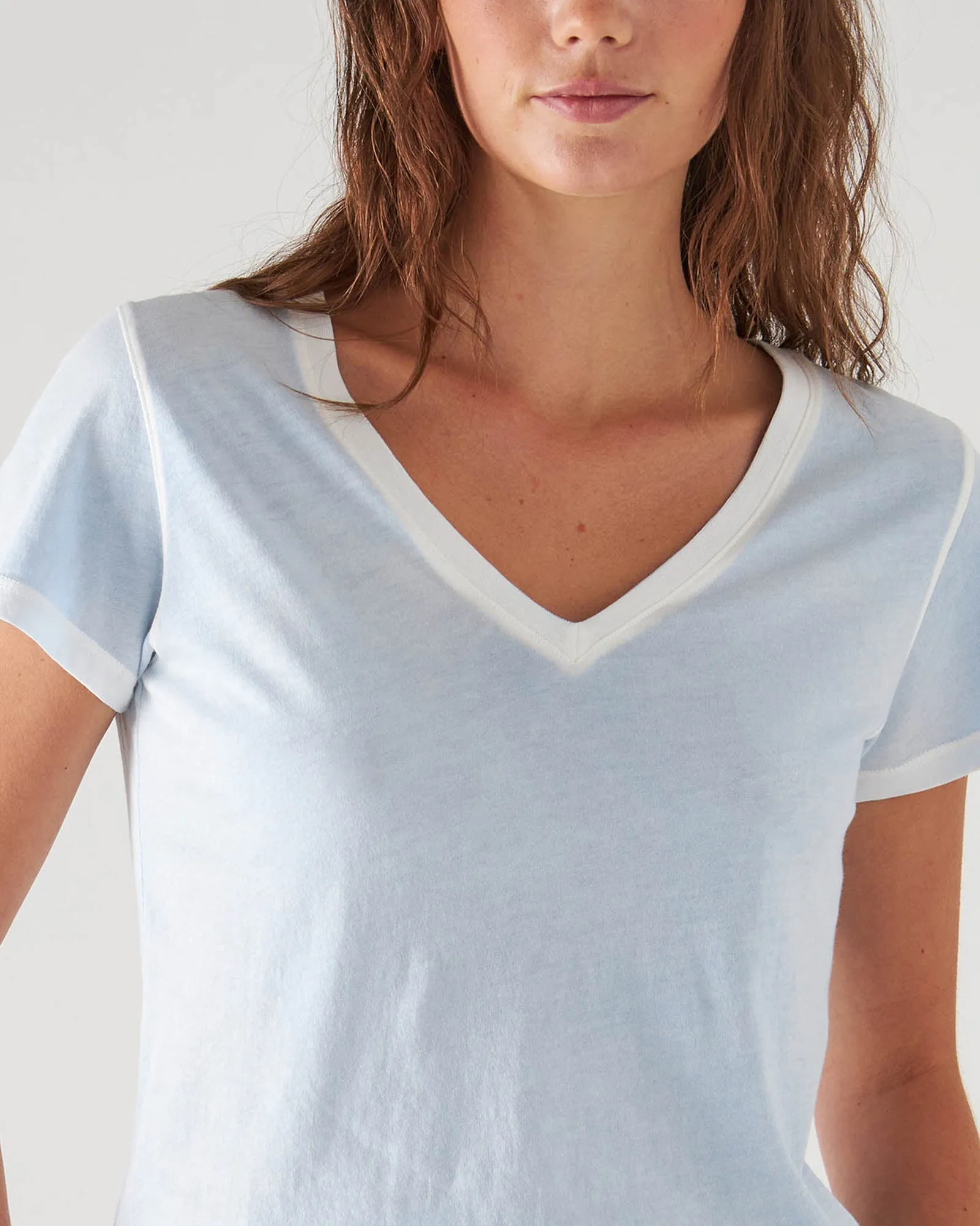 Short Sleeve Classic Spray V-Neck Tee sold by TNT Fashion product image thumbnail 4