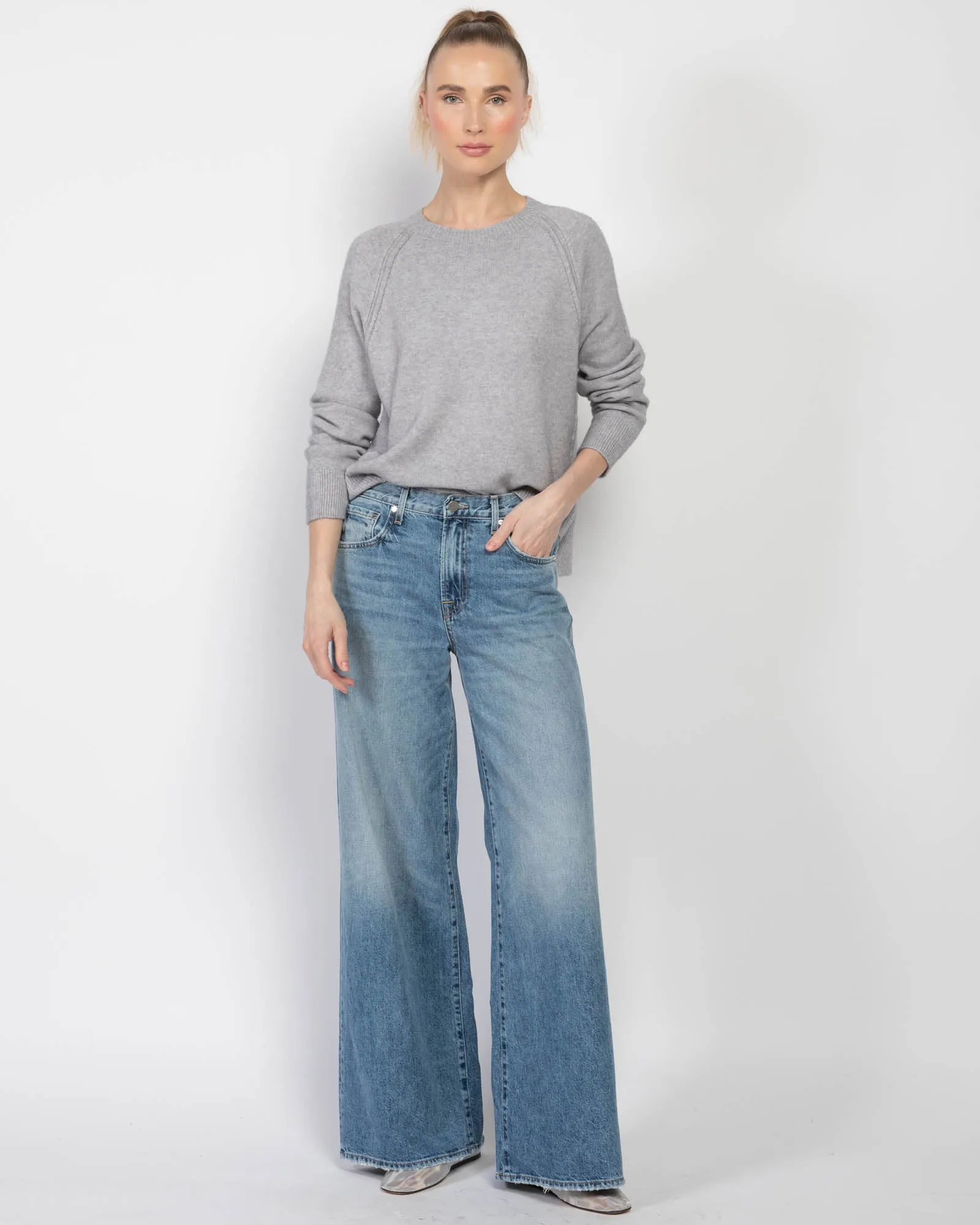 Crop Crewneck Sweater sold by TNT Fashion product image thumbnail 2