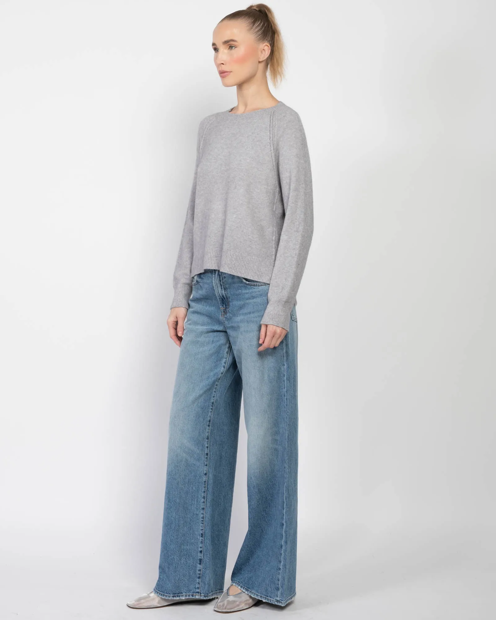 Crop Crewneck Sweater sold by TNT Fashion product image thumbnail 4